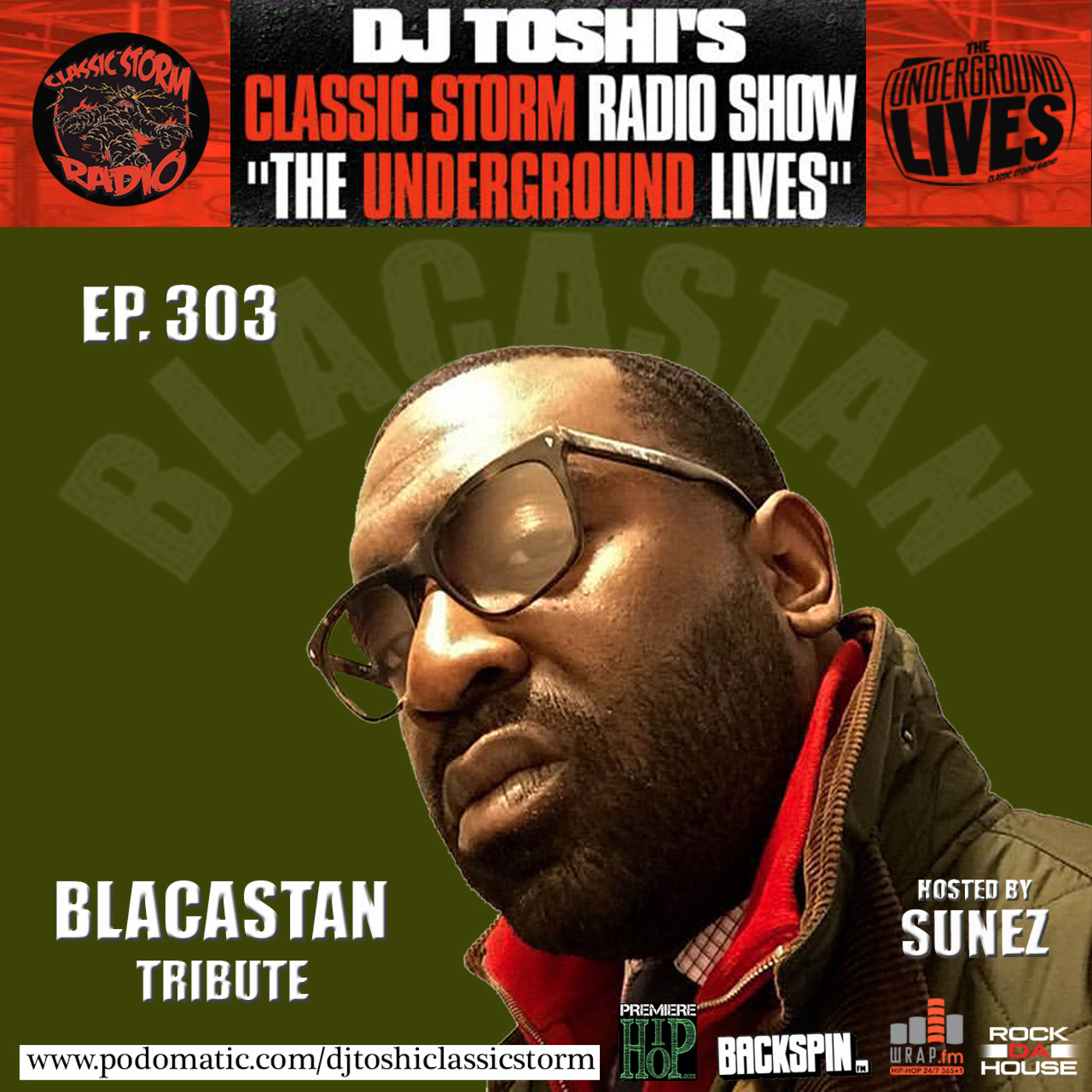 Episode 304: CLASSIC STORM RADIO EPISODE 303 - BLACASTAN TRIBUTE / GUEST INTERVIEW, BODY BAG BEN episode artwork