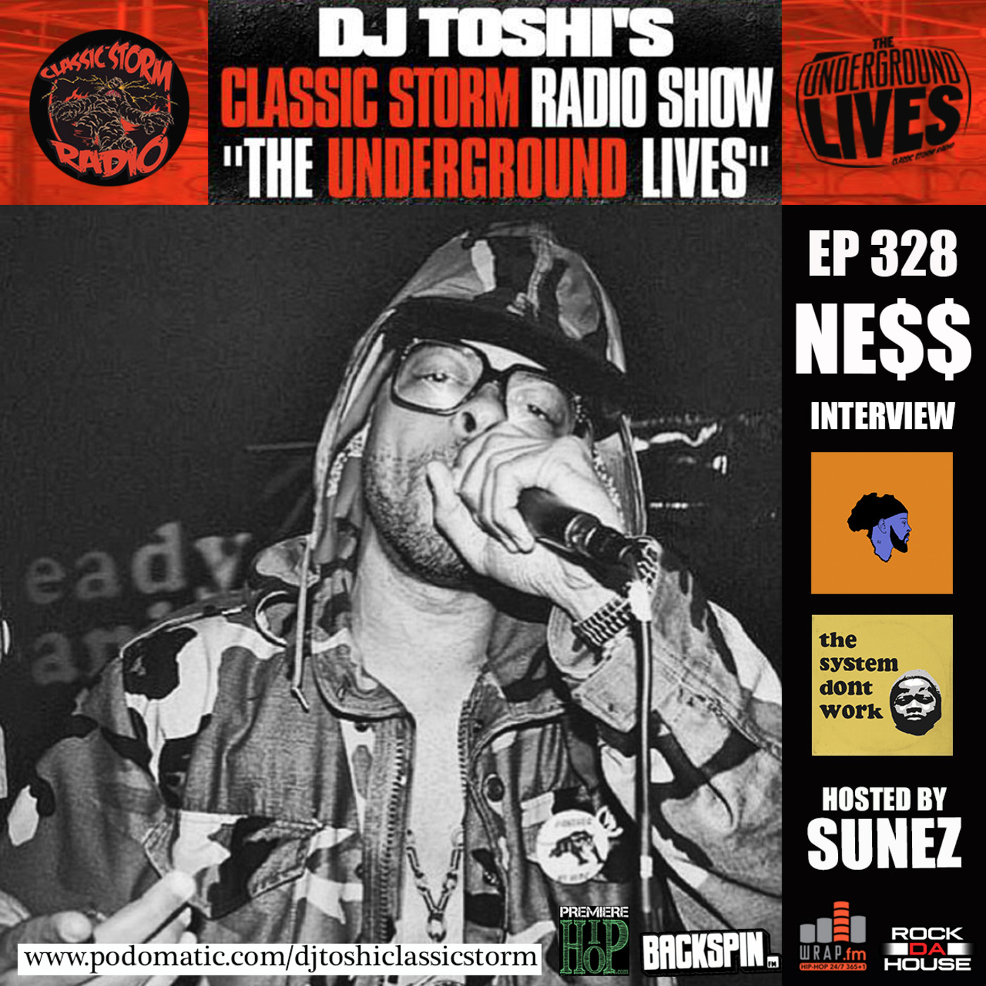 Episode 328: CLASSIC STORM RADIO EPISODE 328 GUEST, NE$$ episode artwork
