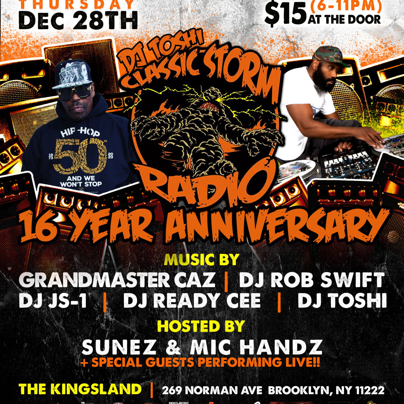 Episode 330: CLASSIC STORM RADIO 16TH ANNIVERSARY SHOW (THURSDAY, DEC 28) episode artwork