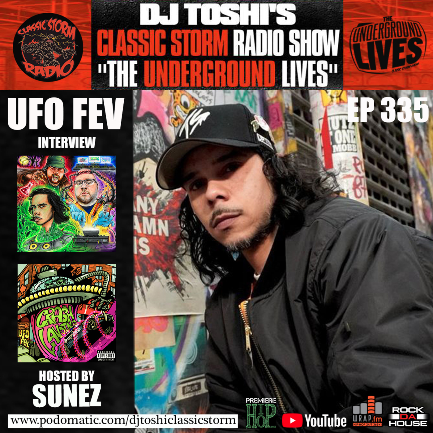 Episode 336: CLASSIC STORM RADIO EPISODE 335 - UFO FEV INTERVIEW episode artwork
