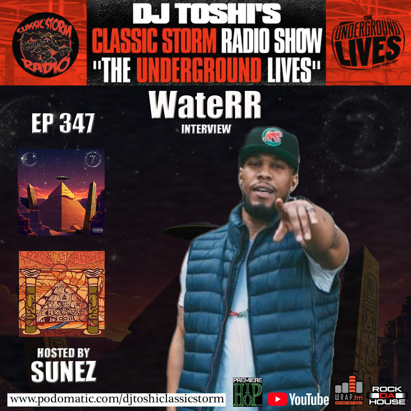 Episode 348: CLASSIC STORM RADIO EPISODE 347 - Guest - WateRR episode artwork