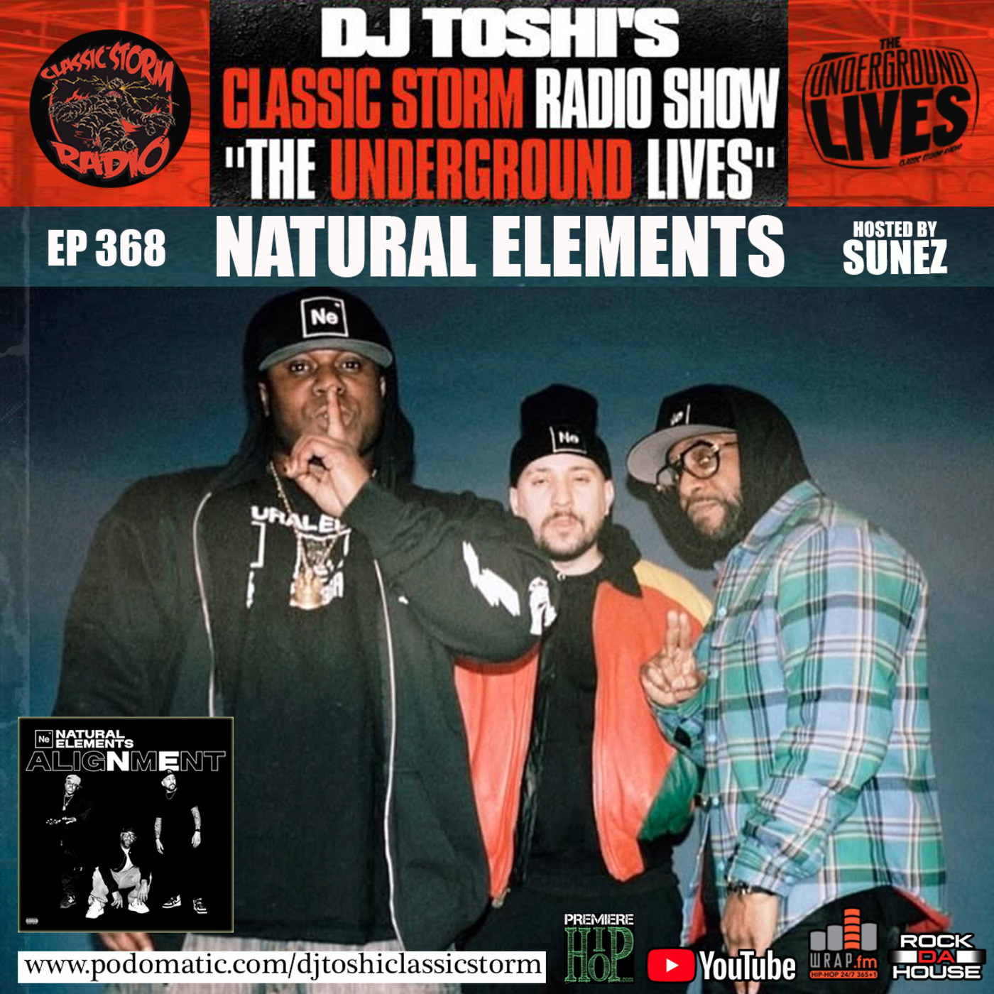 Episode 369: CLASSIC STORM RADIO EPISODE 368 - GUEST, NATURAL ELEMENTS episode artwork