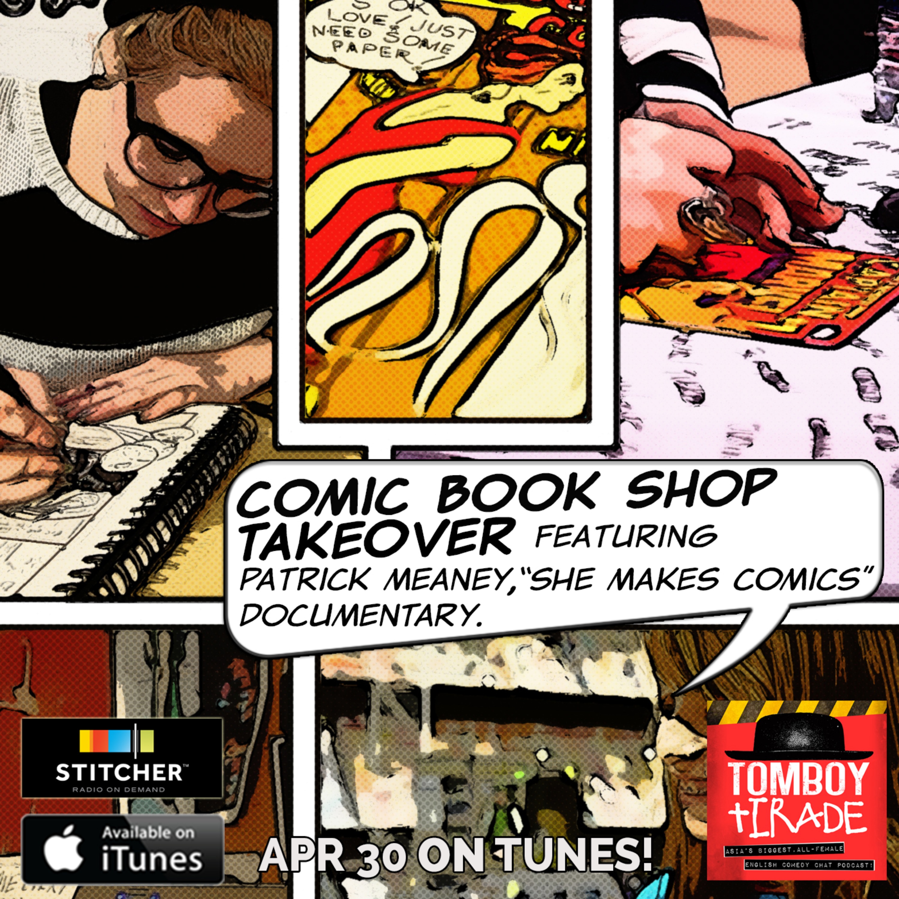 Tomboy Tirade Episode 47: COMIC BOOK SHOP TAKEOVER episode artwork