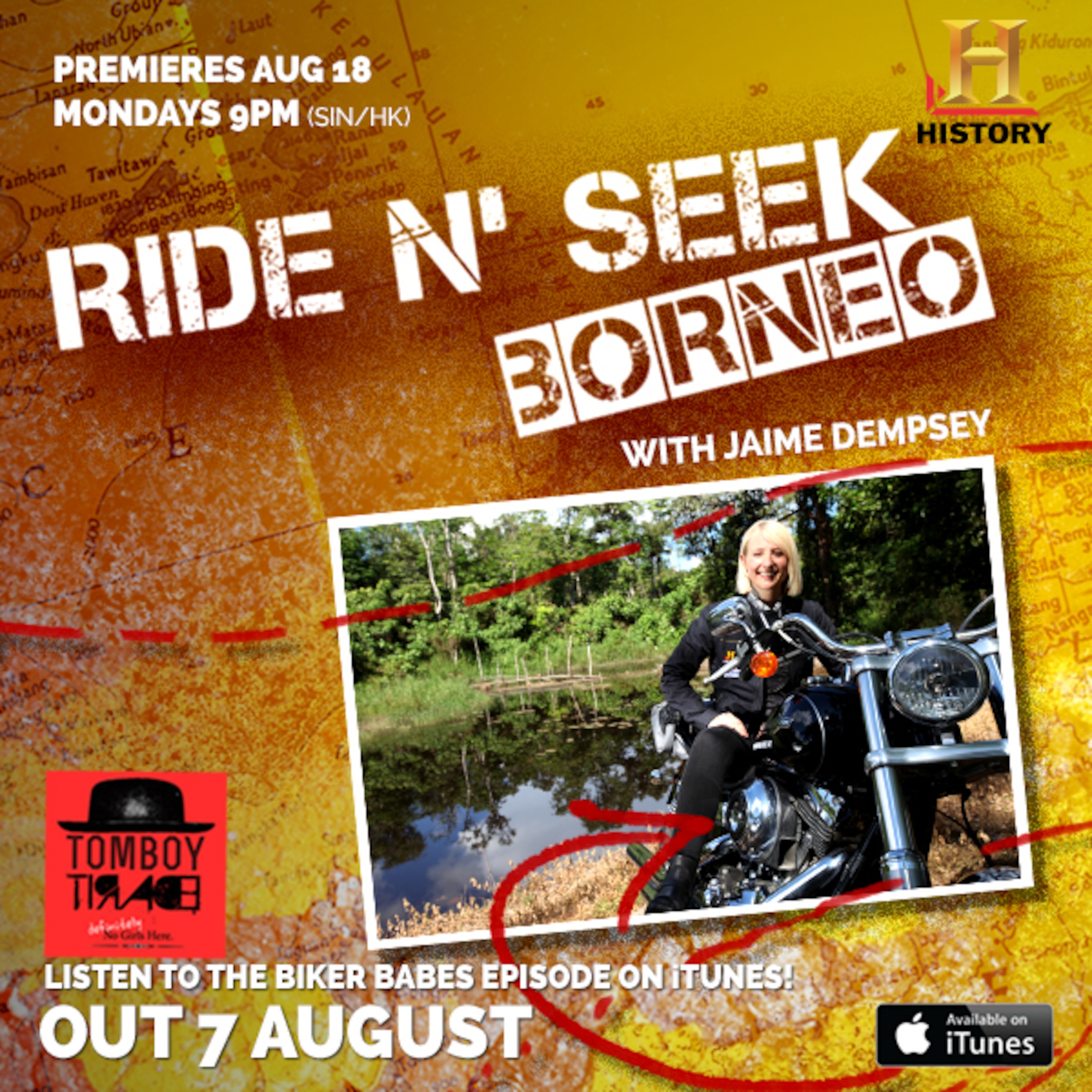 Tomboy Tirade Ep 29: Ride n Seek Borneo with Jaime Dempsey episode artwork
