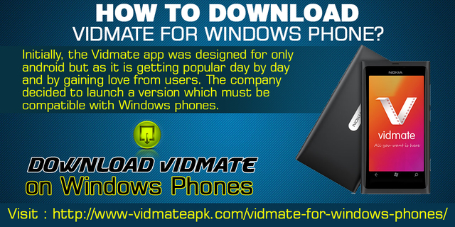 vidmate app for windows phone