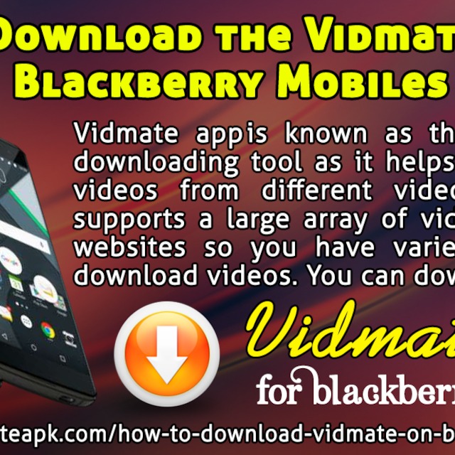 vidmate app download for blackberry