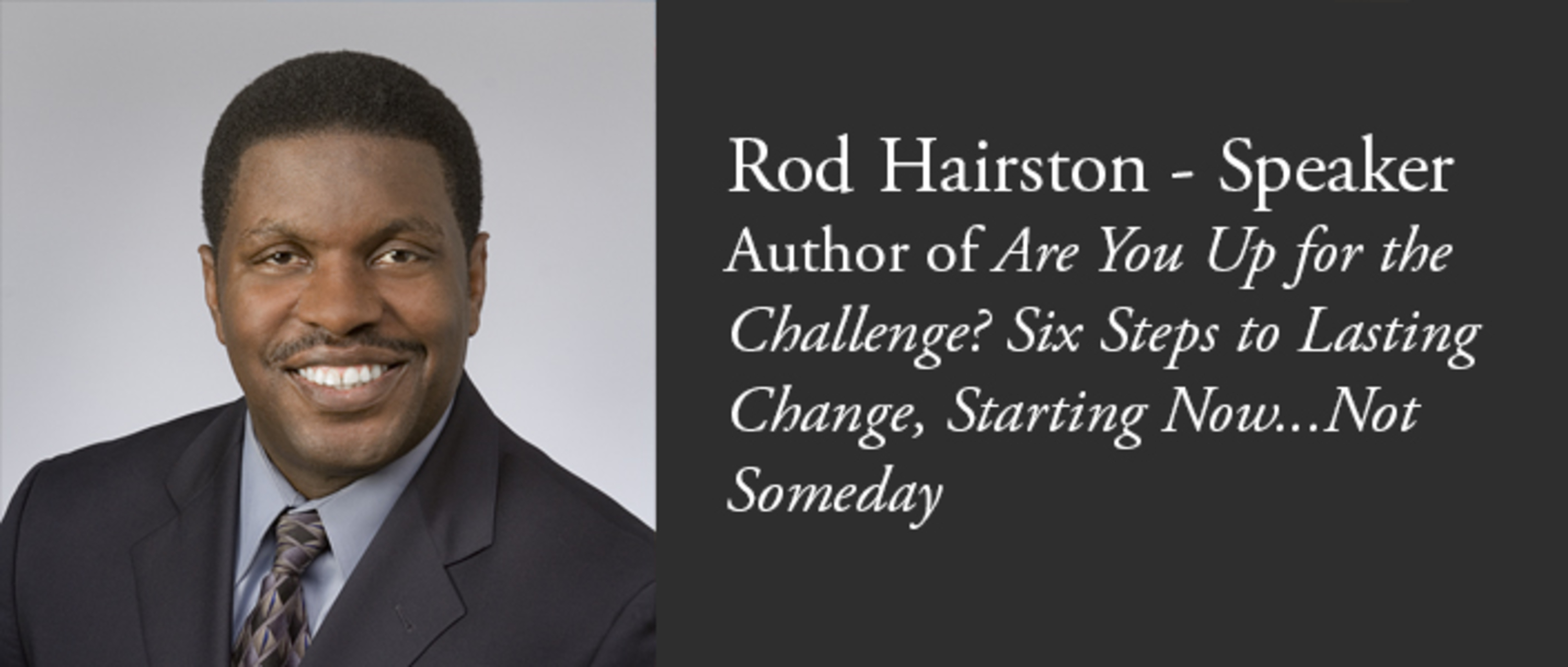 9/23/15 Rod Hairston Healthy Mind and Body episode artwork