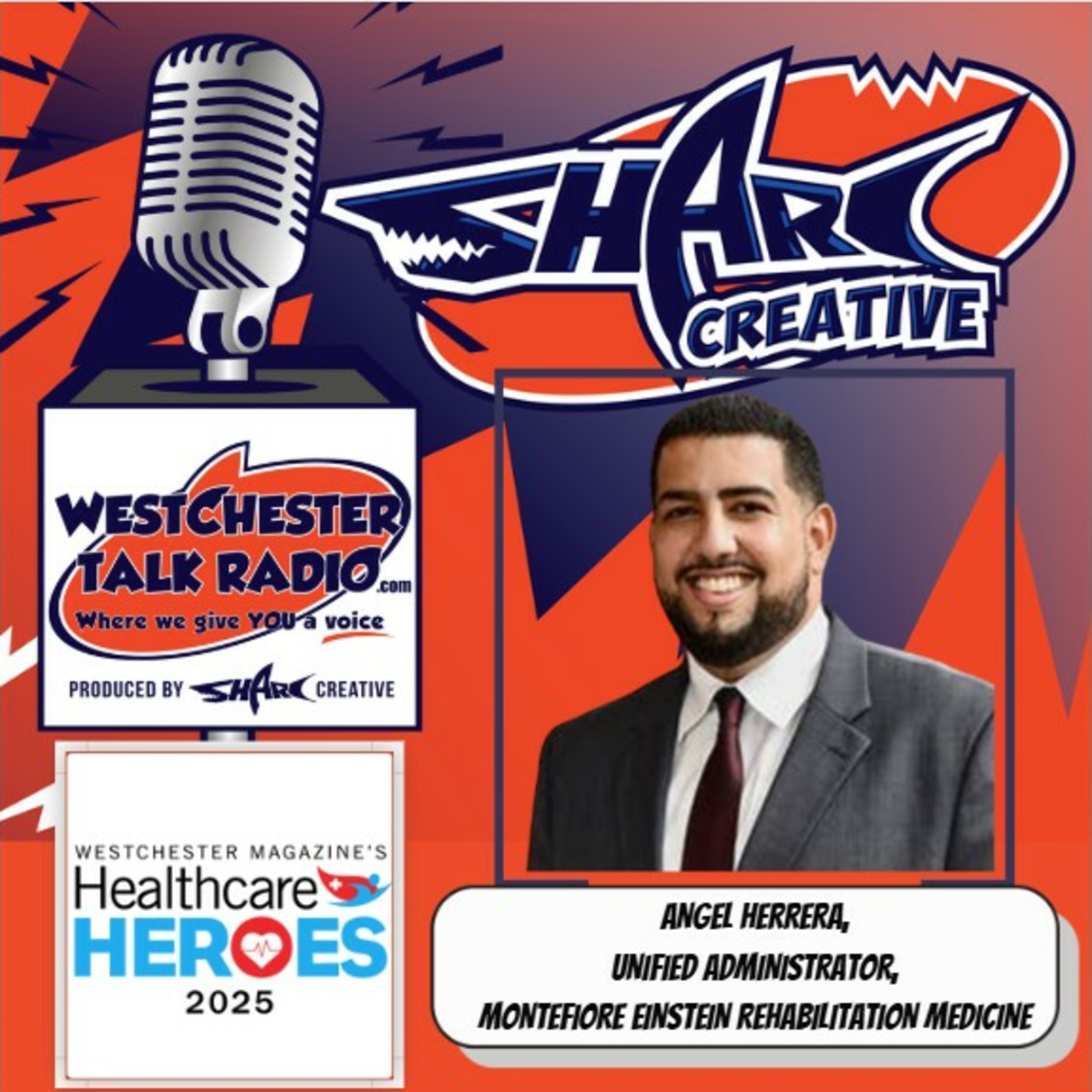 Westchester Magazine's 2025 Healthcare Heroes Luncheon, featuring honoree Angel Herrera, Unified Administrator, Montefiore Einstein Rehabilitation Medicine and Burke Rehabilitation Hospital