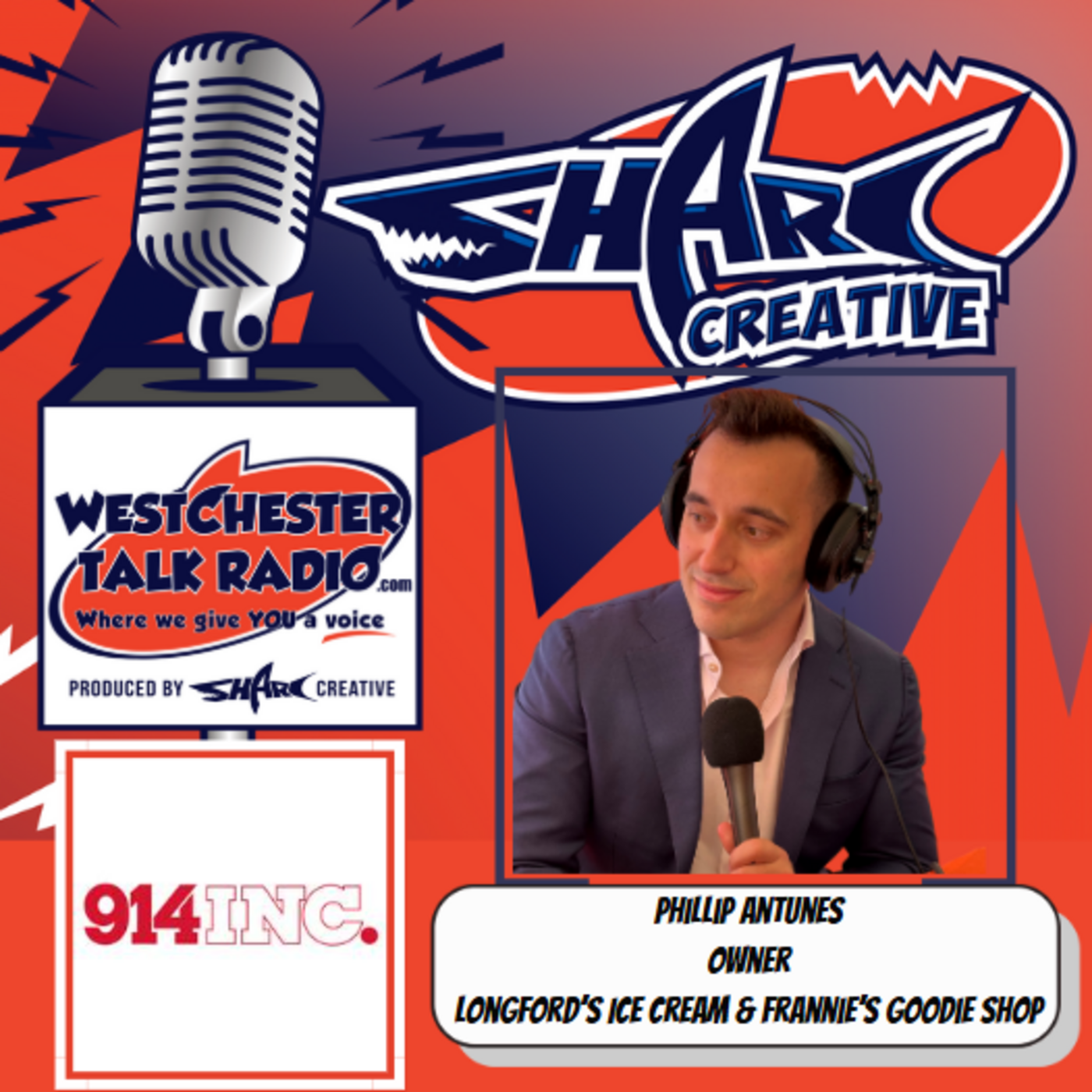 Episode 67: 914INC Magazine's 2025 Wunderkinds Class of 2025 Cocktail Reception, featuring honoree Phillip Antunes, owner of Longford’s Ice Cream and Frannie’s Goodie Shop