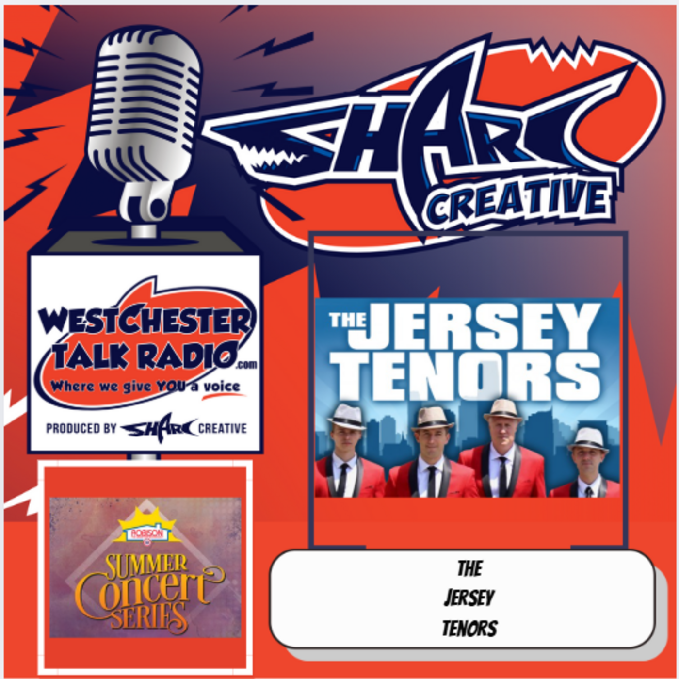 Episode 118: Robison Summer Concert Series, with host Andrew Castellano and featuring Brian Noonan of The Jersey Tenors