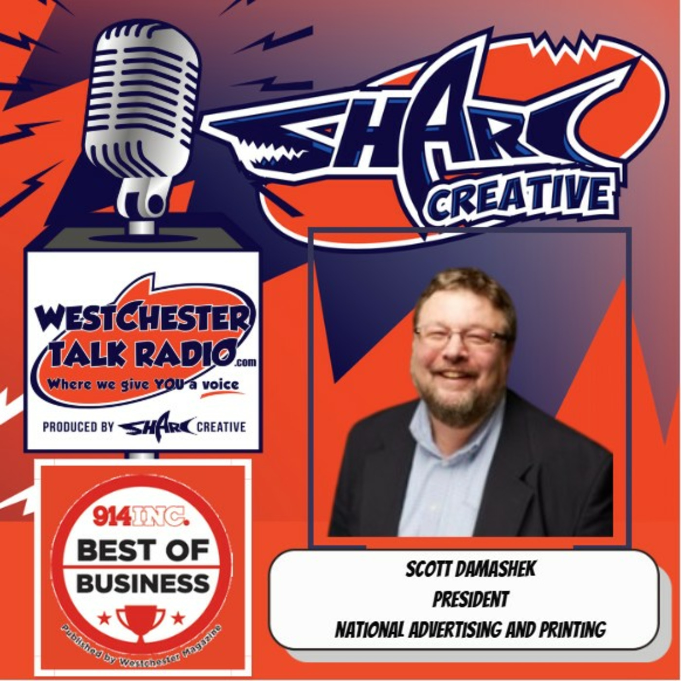 Episode 137: 914INC.'s 2025 Best Of Business, with host Bob Marrone and featuring Scott Damashek, President of National Advertising and Printing episode artwork