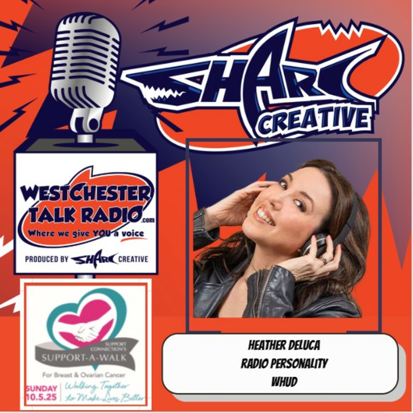 Episode 157: Support Connection’s 2025 Support-A-Walk from FDR State Park, with host Andrew Castellano and featuring Heather Deluca, Radio Personality from WHUD episode artwork