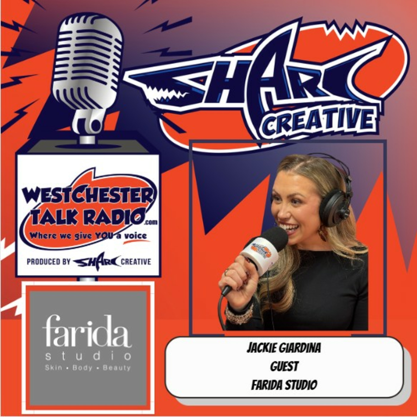 Episode 207: Grand Opening of Farida Studio in White Plains, NY Featuring Jackie Giardina, Frequent Guest of Farida Studio episode artwork