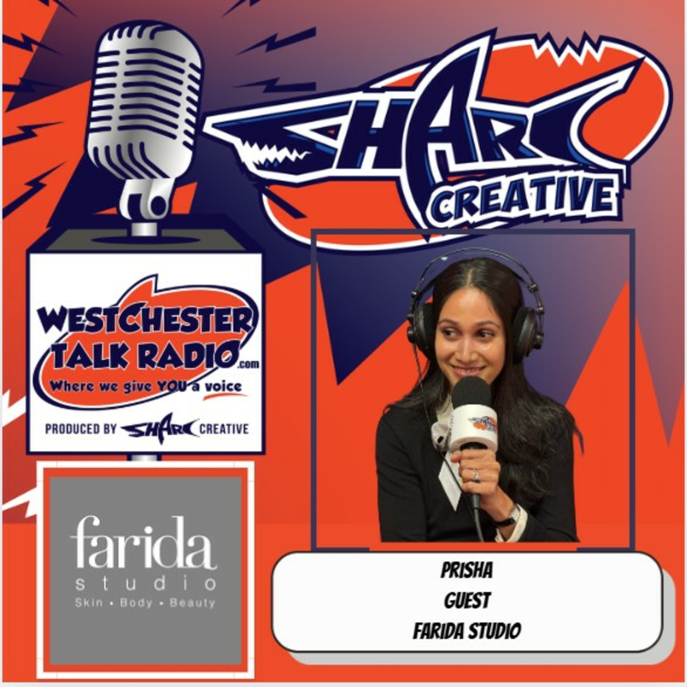 Episode 209: Grand Opening of Farida Studio in White Plains, NY Featuring Prisha, Frequent Guest of Farida Studio episode artwork
