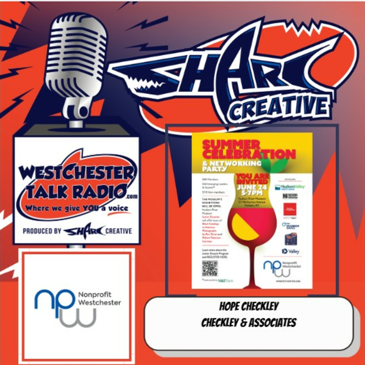 Nonprofit Westchester 2026 Summer Celebration & Networking Party, featuring Hope Checkley, Checkley & Associates / Hope E. Checkley CPA PC episode artwork