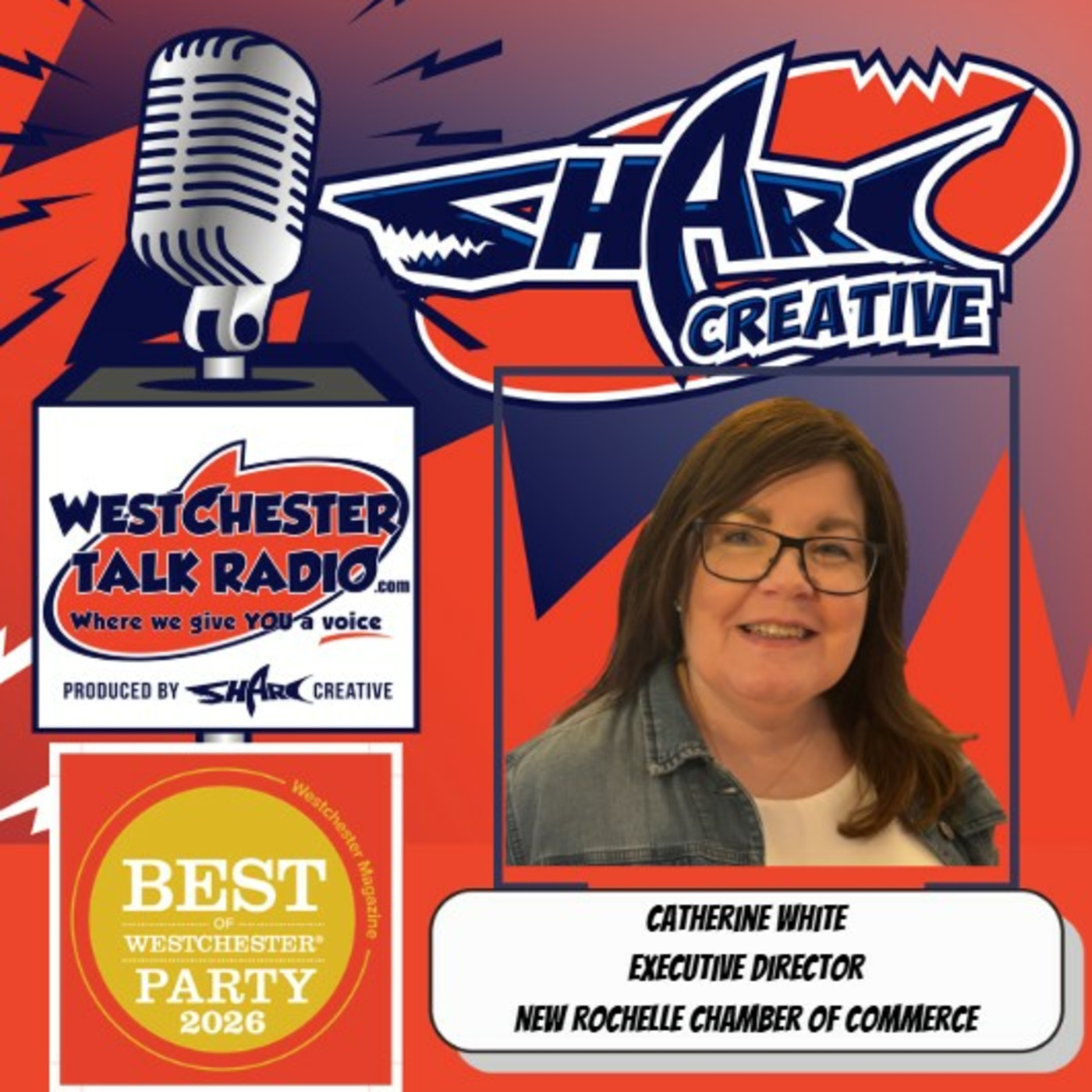 Westchester Magazine’s 2026 Best Of Westchester Party, featuring Catherine White, Executive Director of the New Rochelle Chamber of Commerce episode artwork