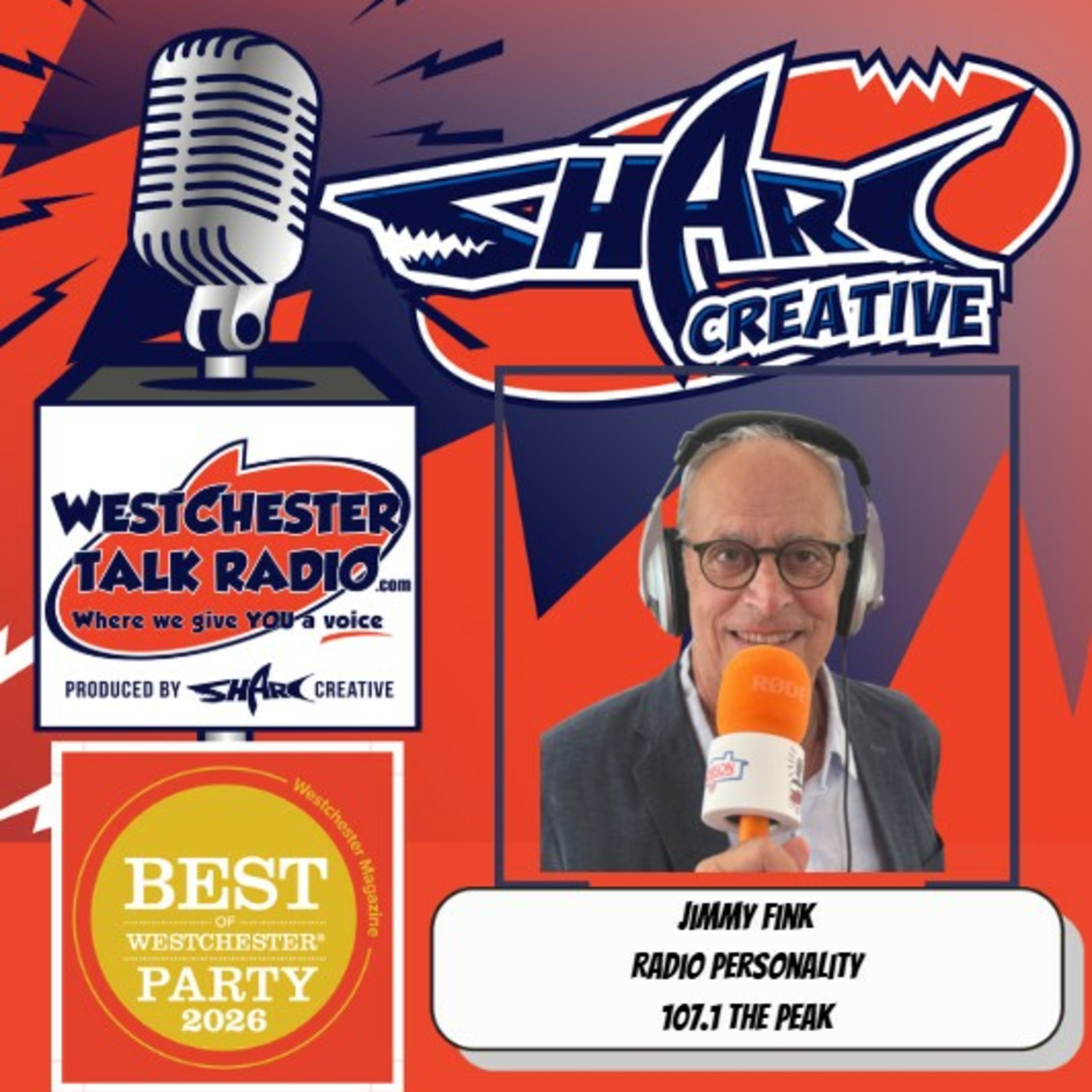 Westchester Magazine’s 2026 Best Of Westchester Party, featuring Veteran Radio Broadcaster Jimmy Fink of 107.1 The Peak episode artwork
