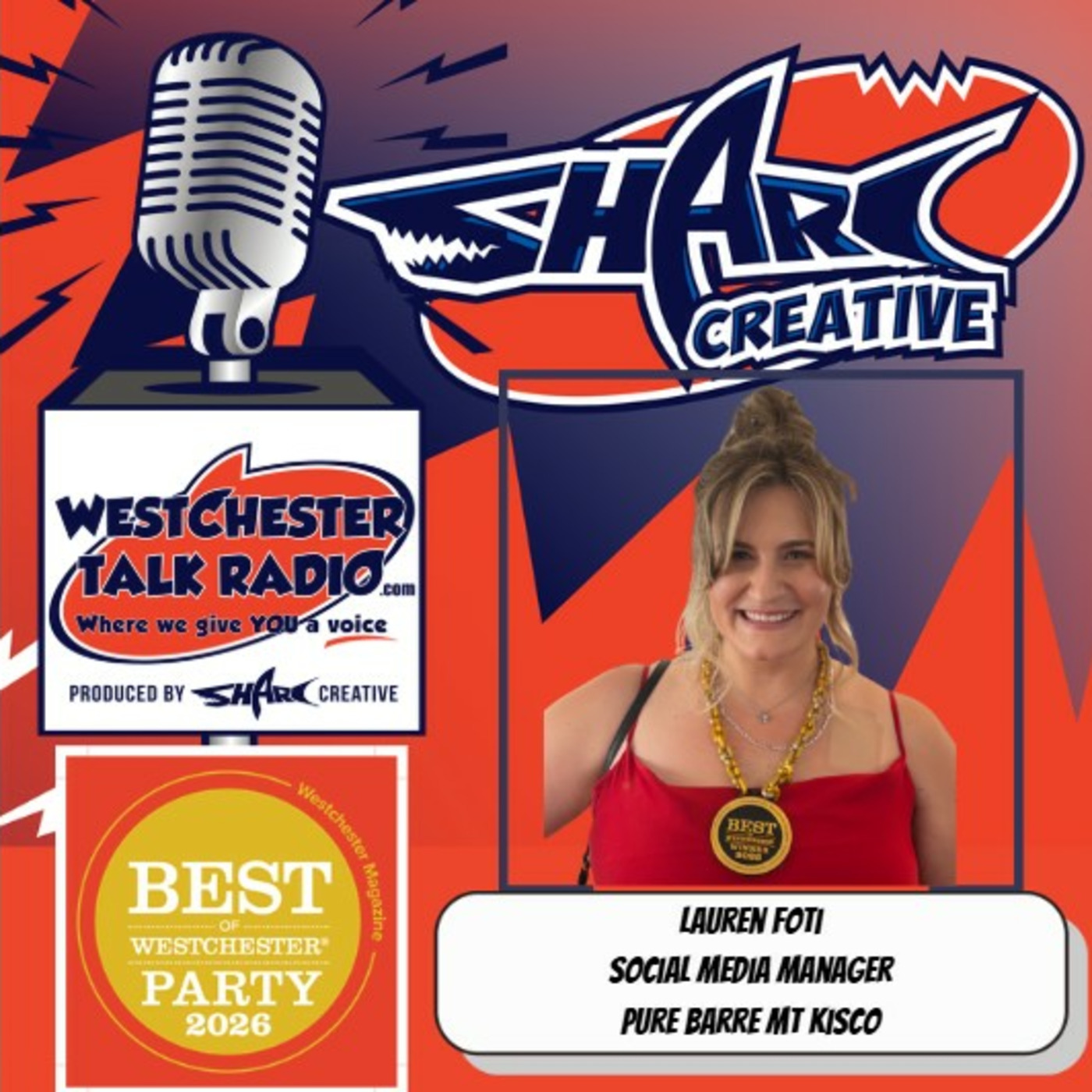 Westchester Magazine’s 2026 Best Of Westchester Party, featuring Lauren Foti, Instructor and Social Media Manager at Pure Barre Mount Kisco episode artwork