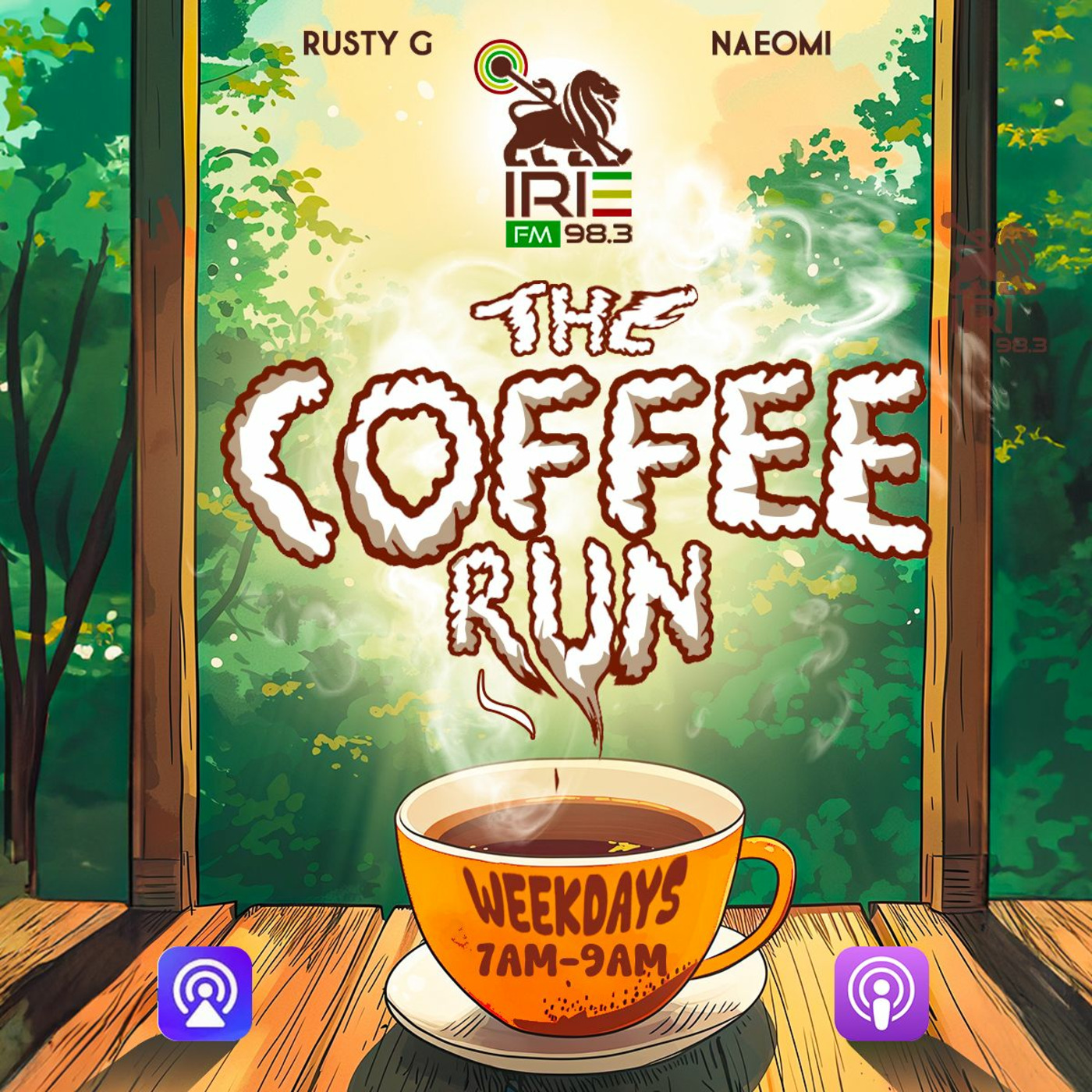 The Coffee Run (10.03.24) - DJ Rusty G LIVE on Irie 98