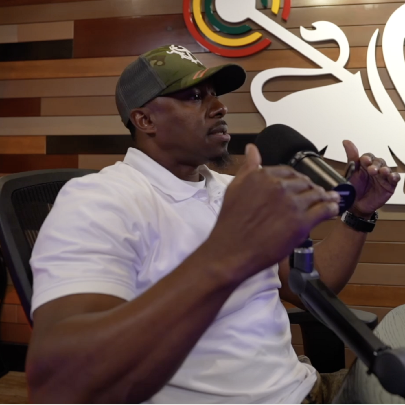 Hafiz Shakur stops by Irie 98 to talk about Blood on the Crown episode artwork
