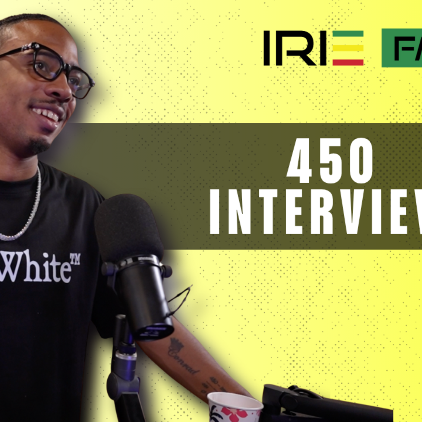 450 Talks His Journey, Hits, and What’s Next | Irie 98 episode artwork