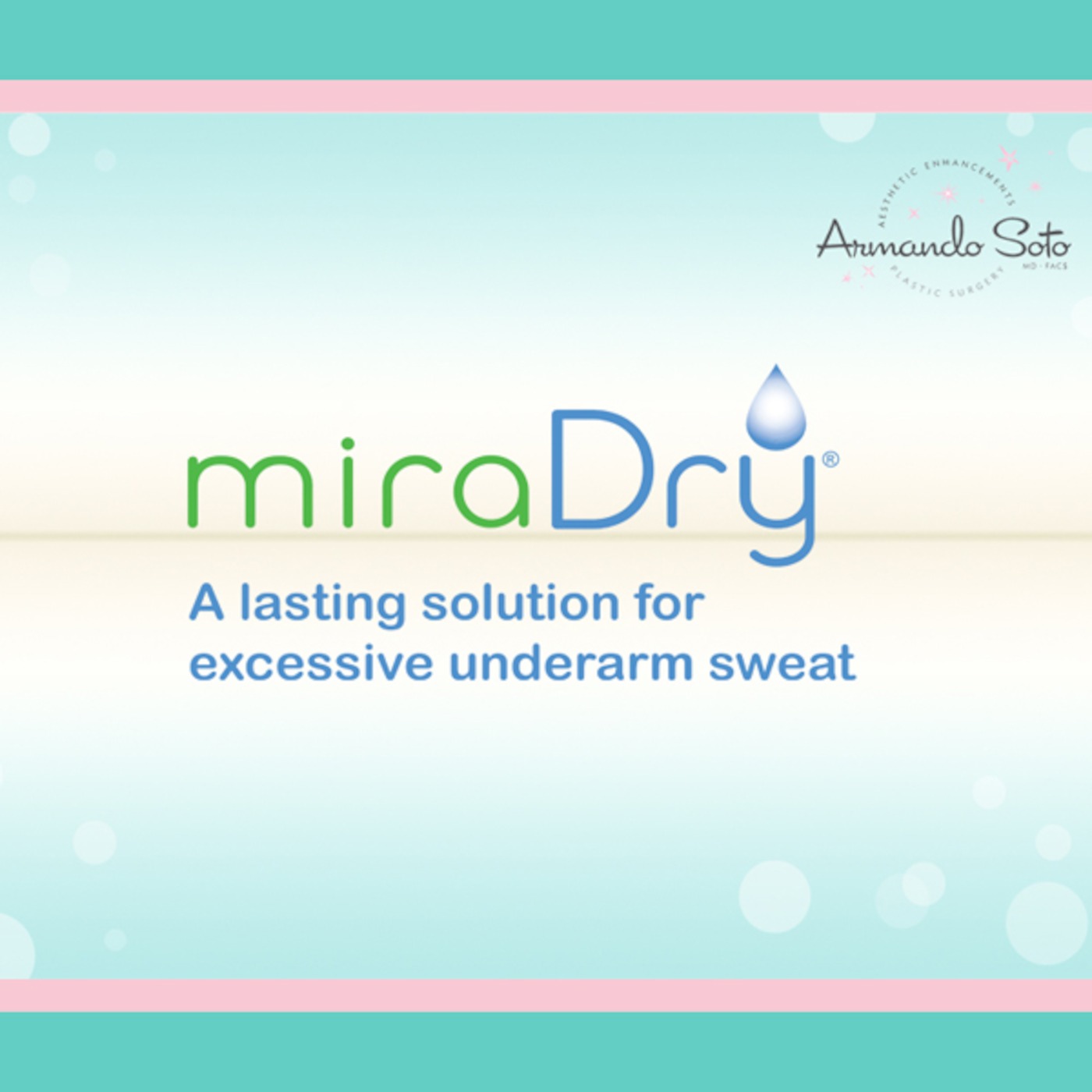 MiraDry Orlando at Aesthetic Enhancements -- A lasting solution for excessive underarm sweat.