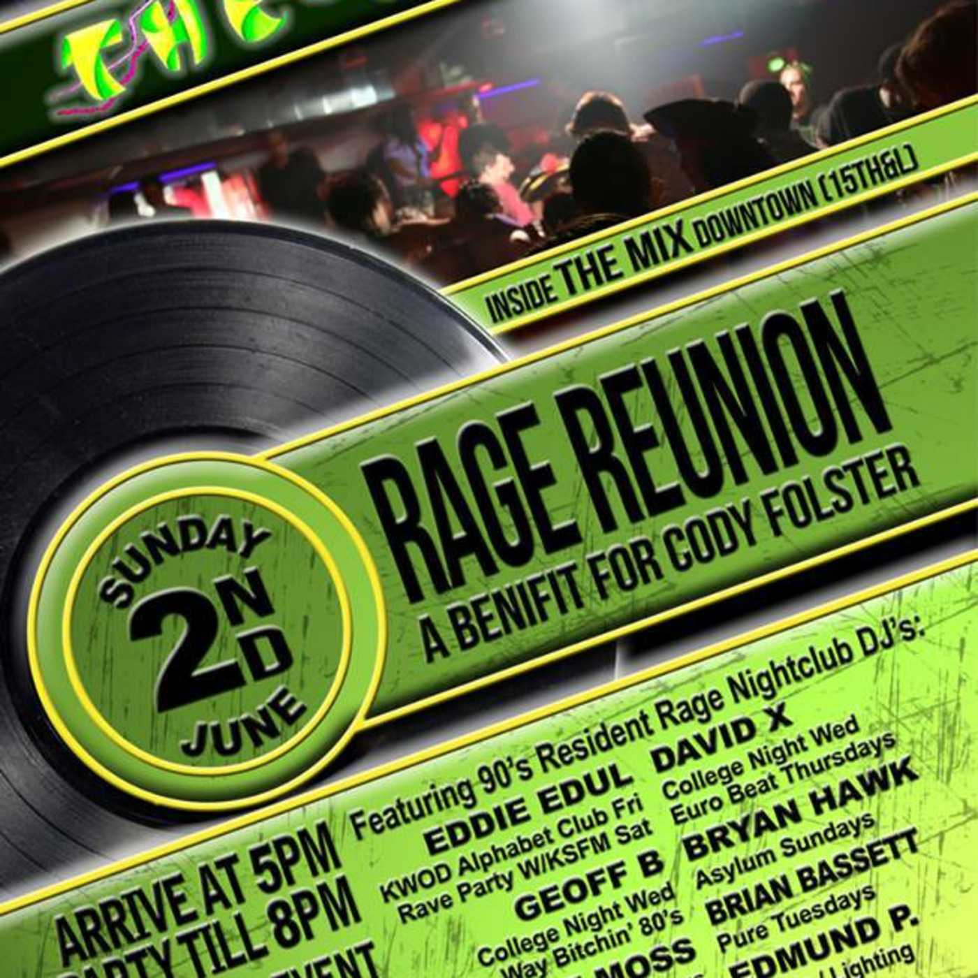 DJ Eddie Edul Bonus Podcast-Rage Reunion Set 6/2/13 (90's House/Techno/Hardcore)
