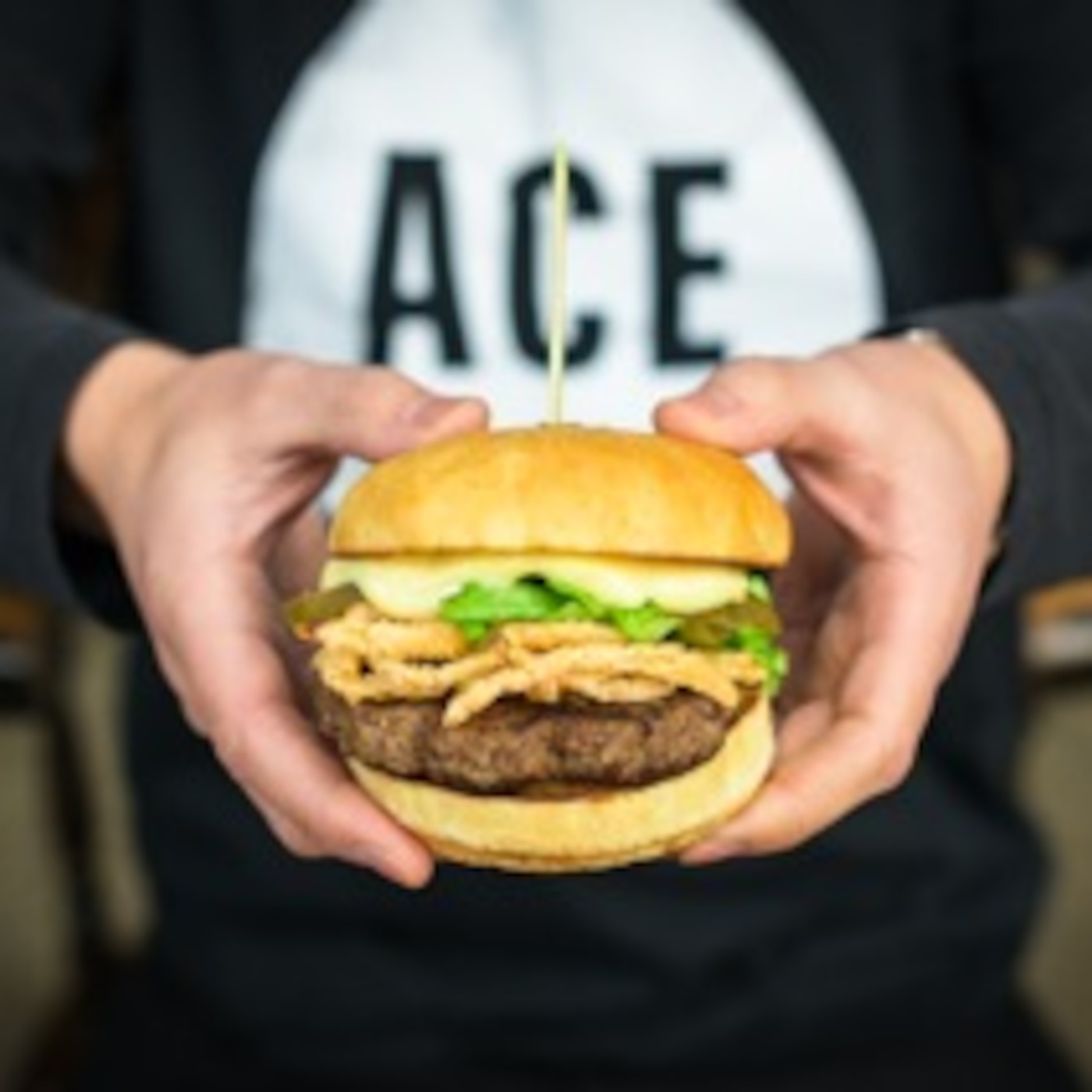 A Burger and a Deck of Cards