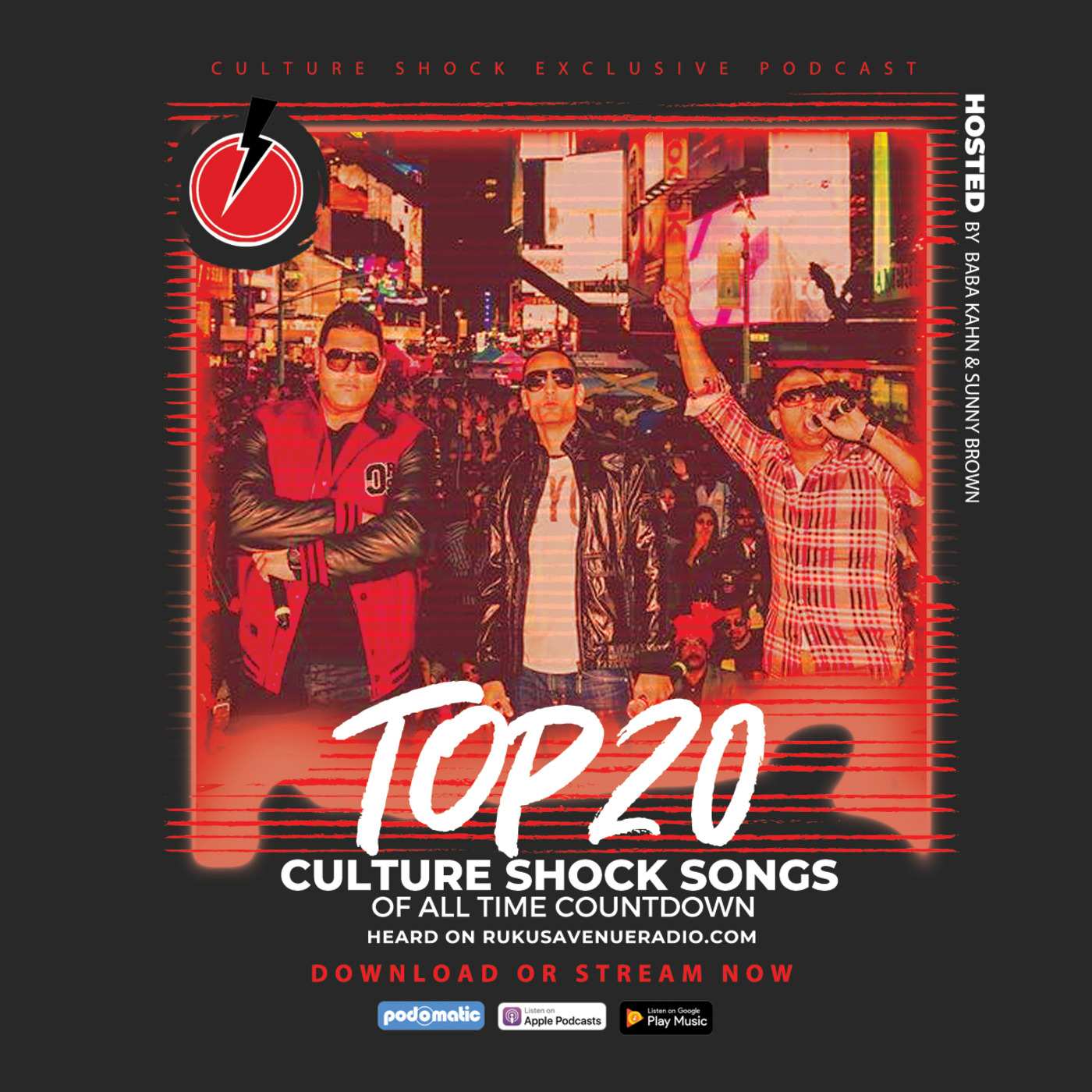Top 20 Culture Shock Countdown Hosted by Baba Kahn and Sunny Brown episode artwork