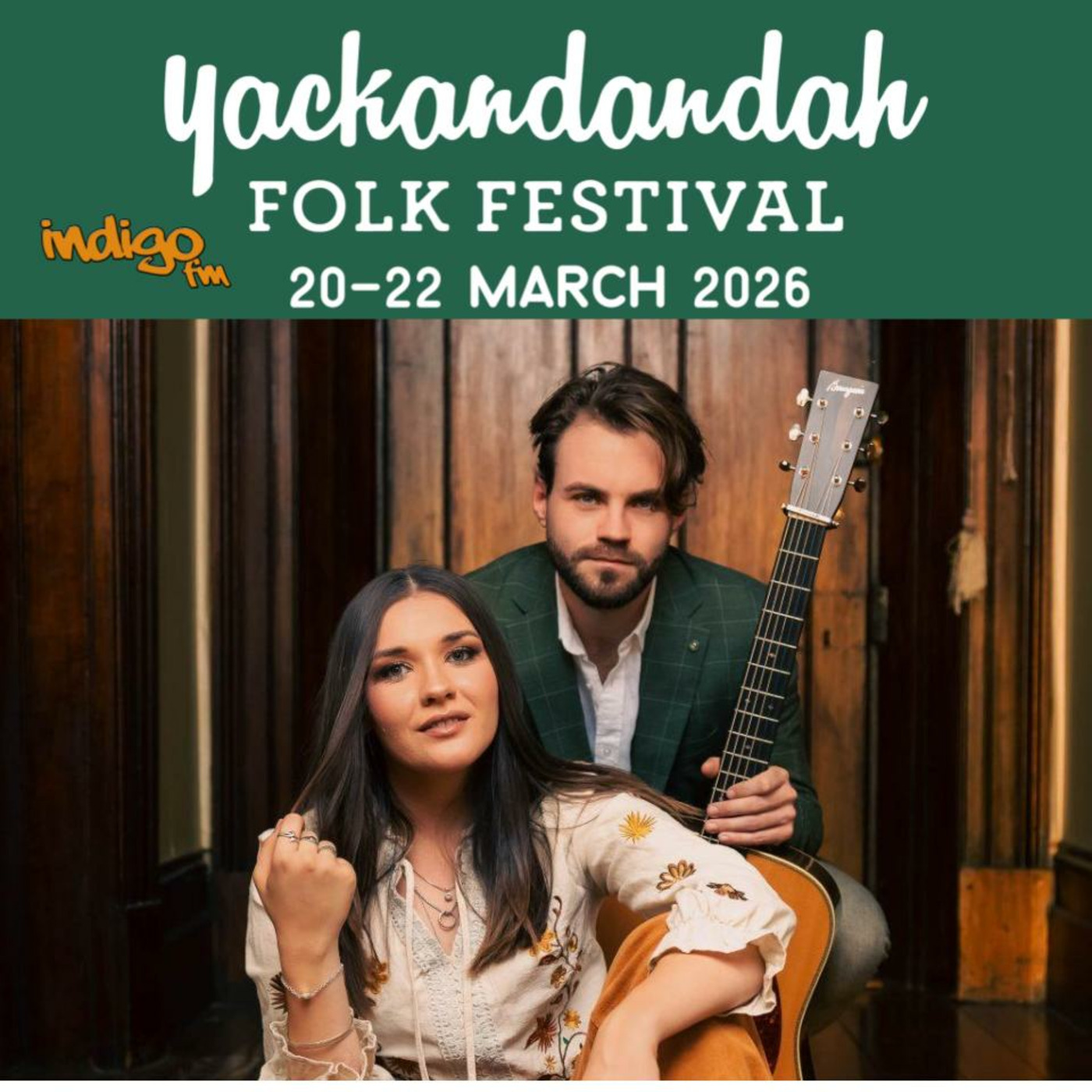 Yackandandah Folk Festival 2026 - Liam and Gabi from Wicker Suite chat with Scott
