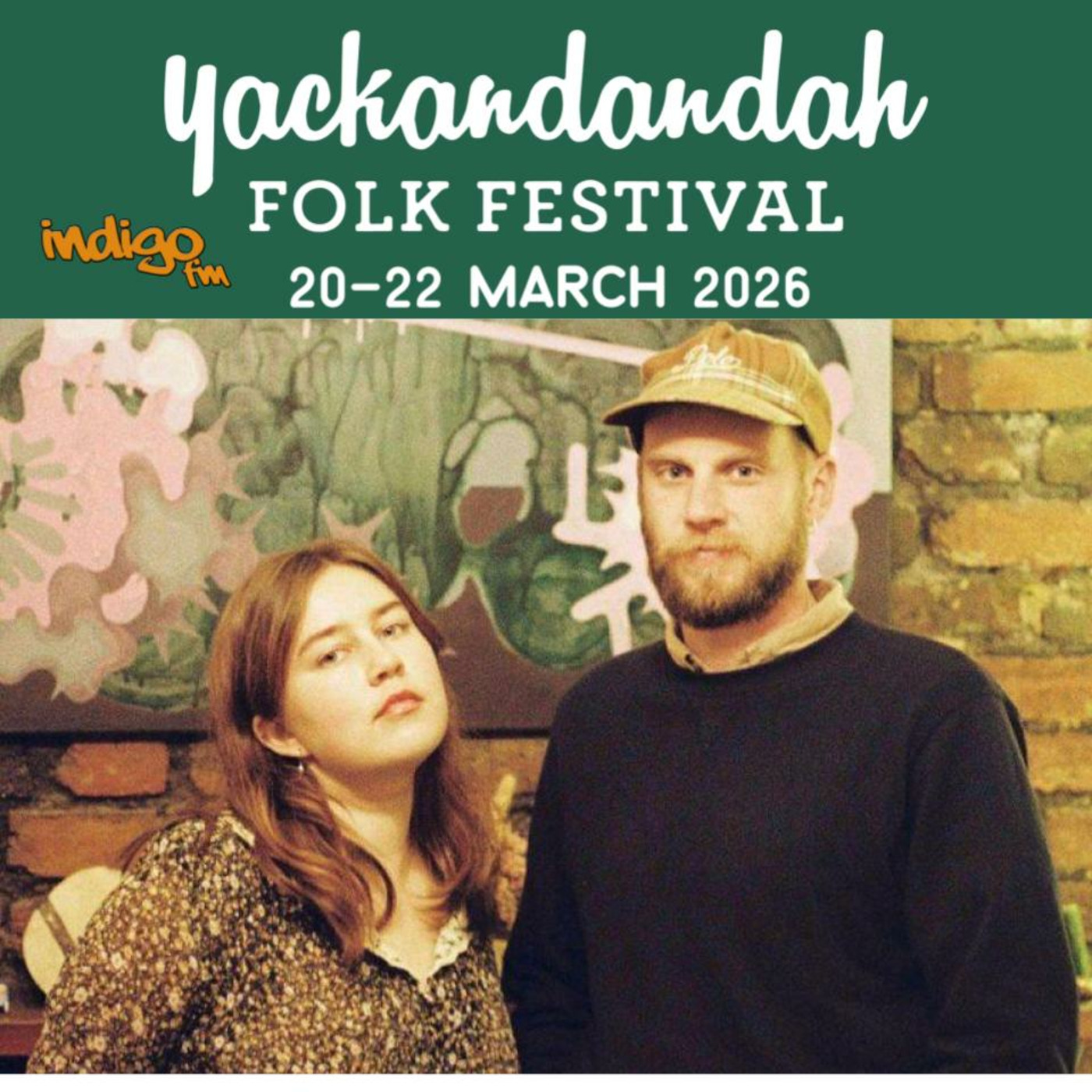 Yackandandah Folk Festival 2026 - Liv and Nathaniel from Norwood chat with Scott