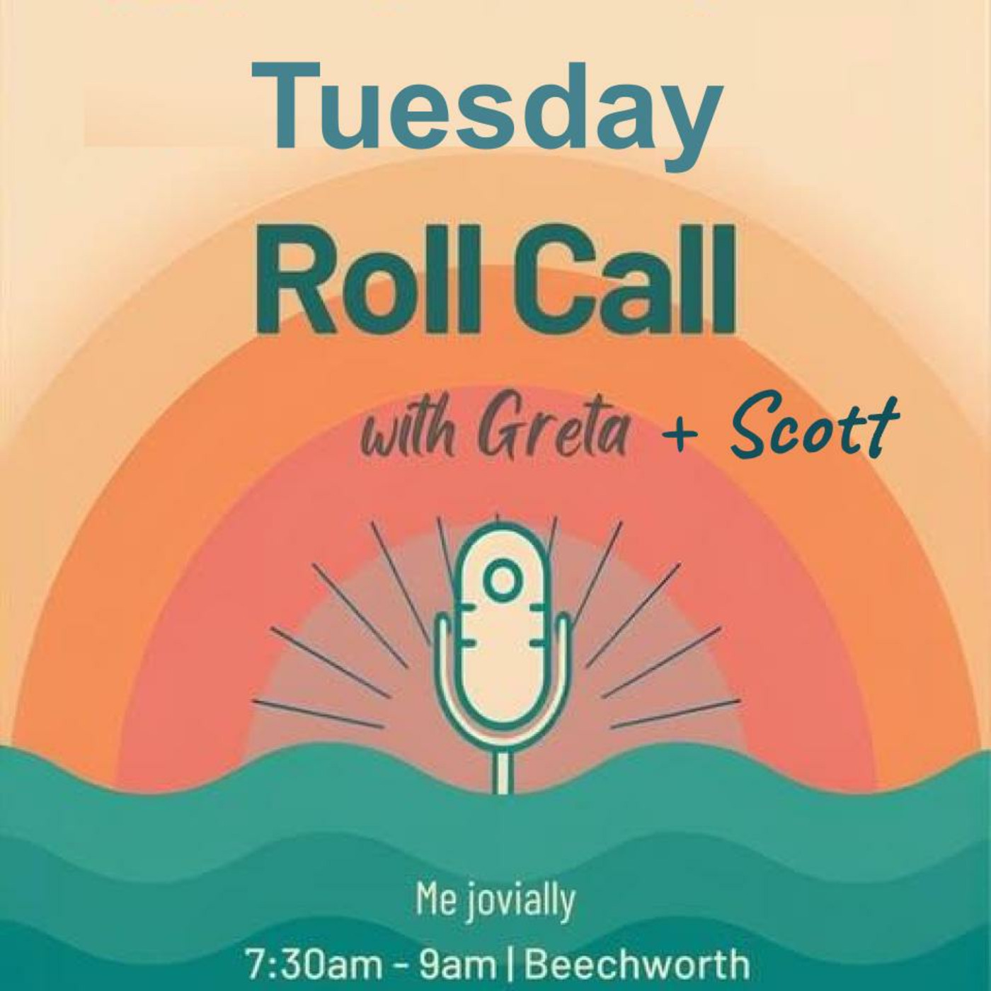 Tuesday Roll Call with Scott (28 July 2026)
