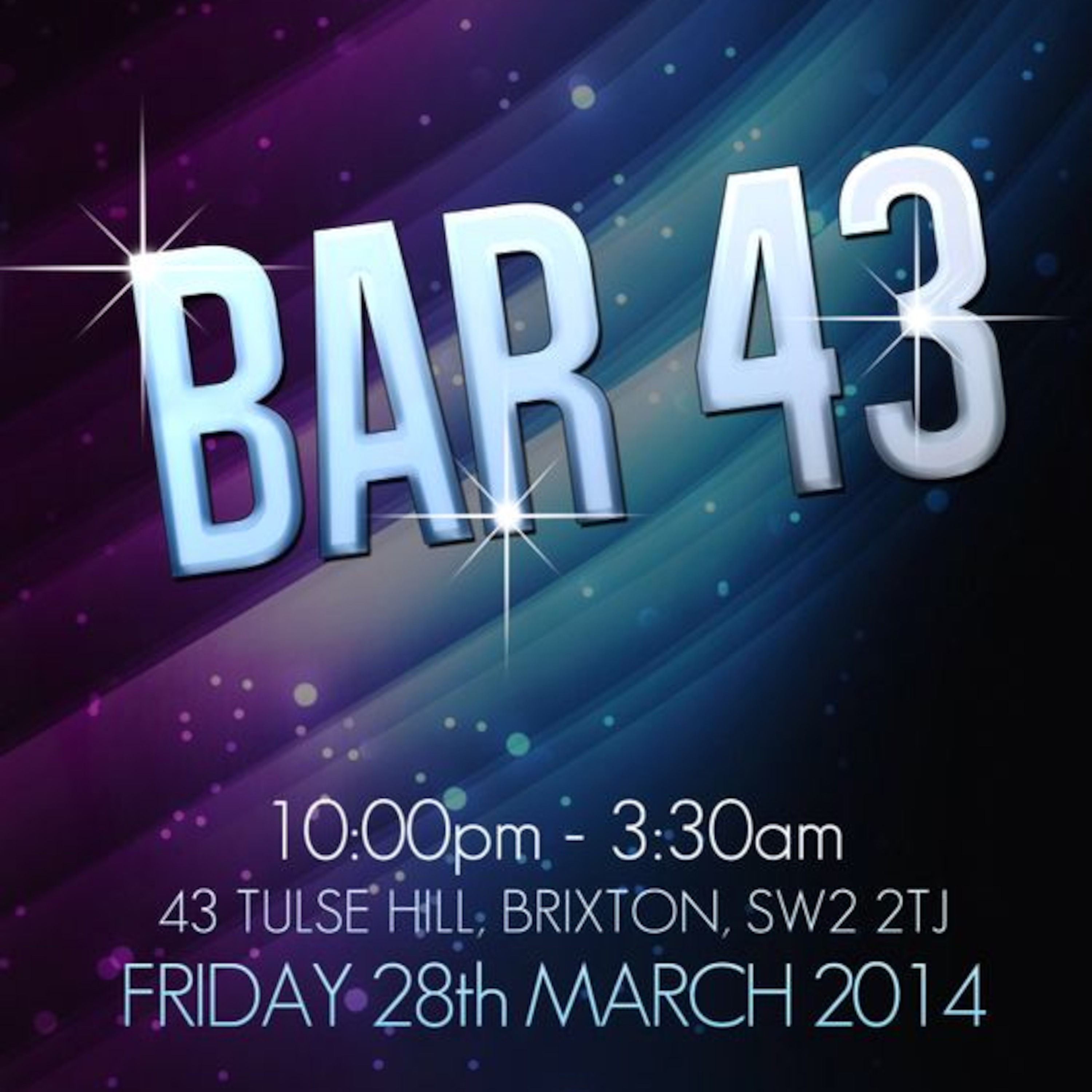 Bar 43 28th March 2014