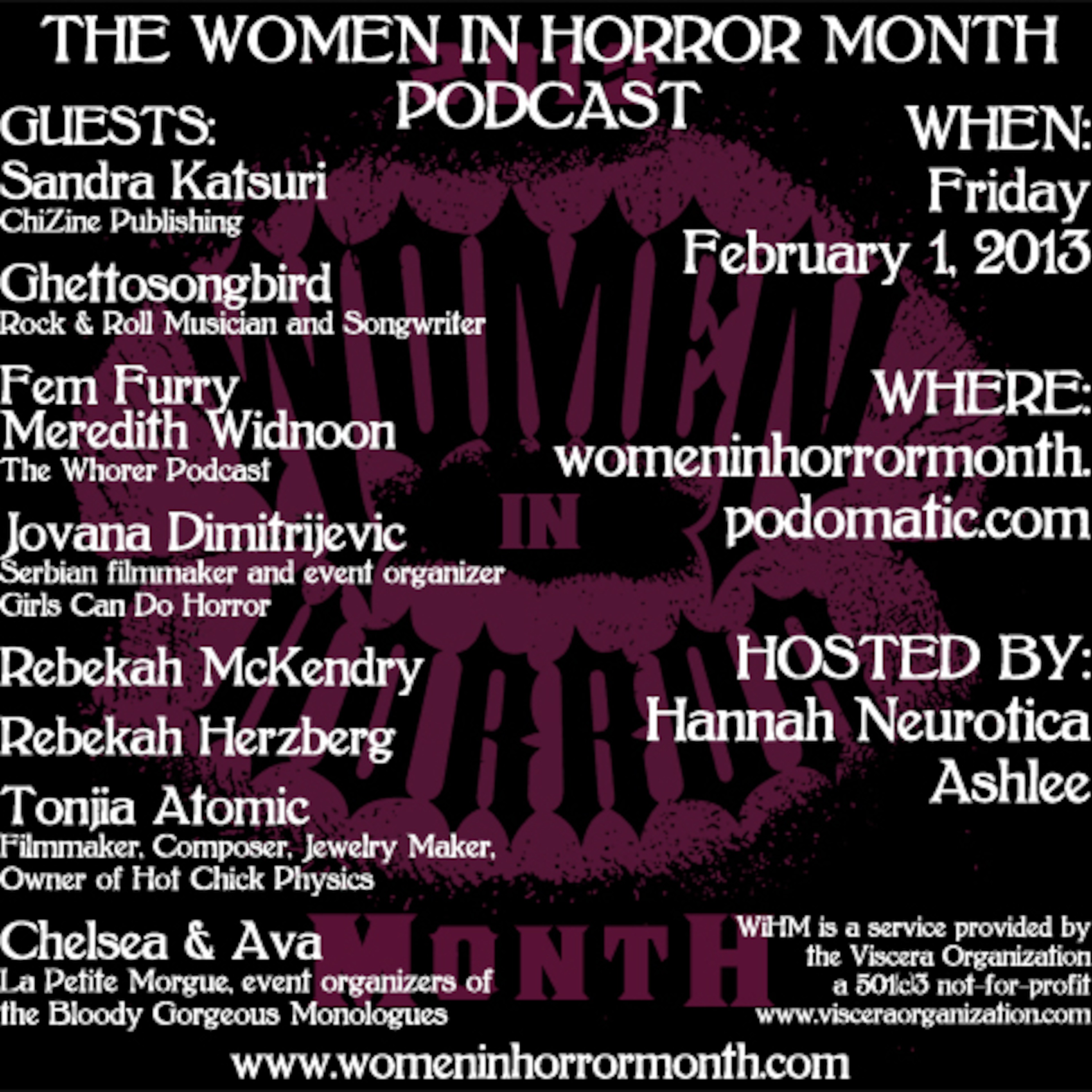 The First Official Women in Horror Month Podcast: Part One episode artwork