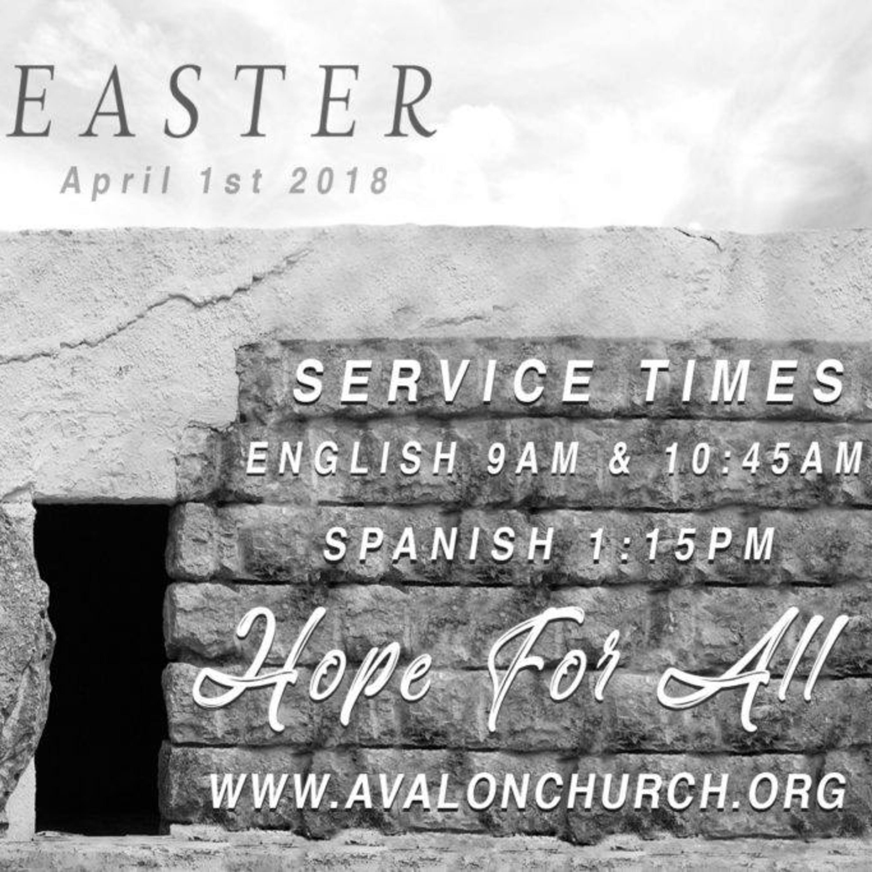 EASTER Service 2018 | Avalon Church episode artwork