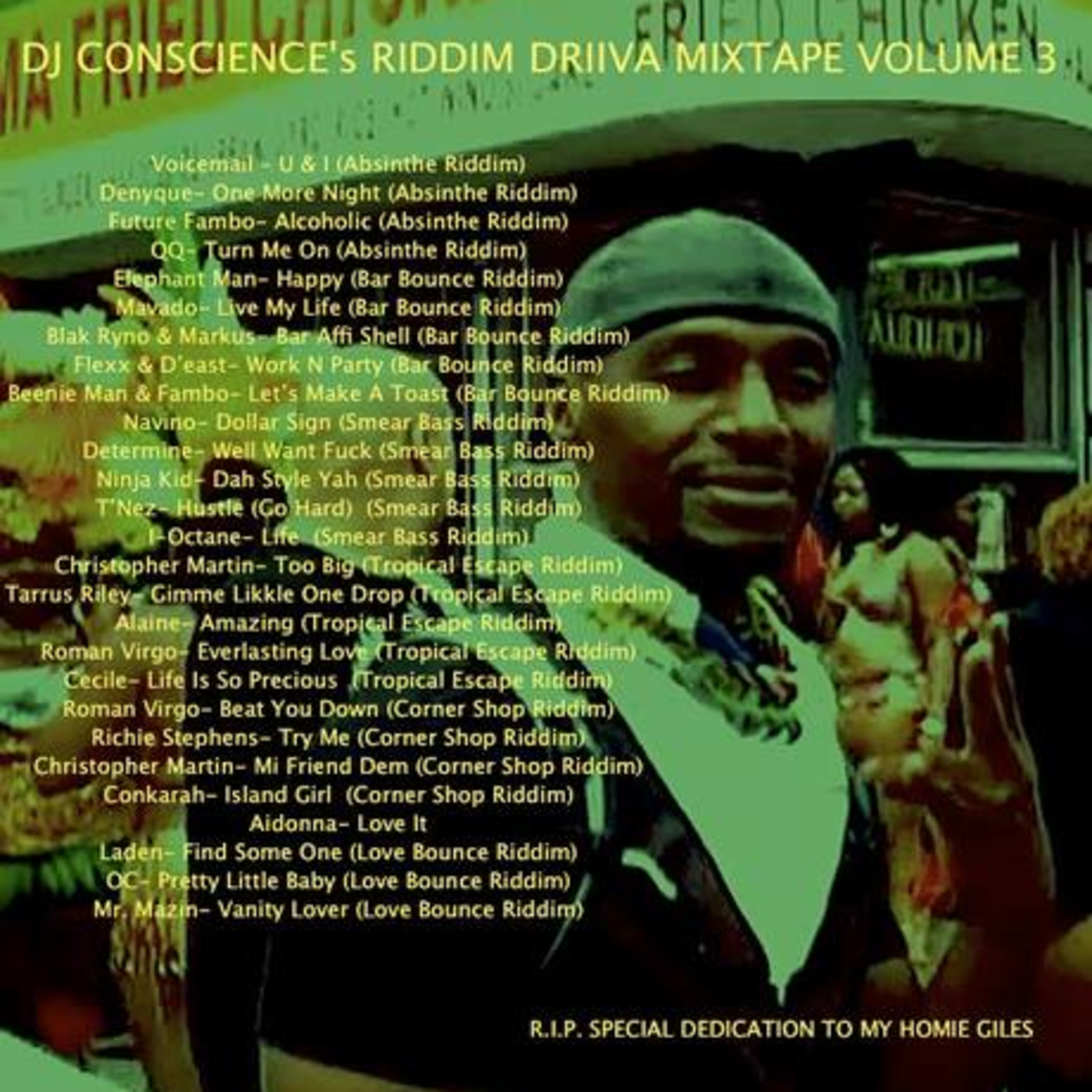 RIDDIM DRIIVA VOL 3 by DJ CONSCIENCE