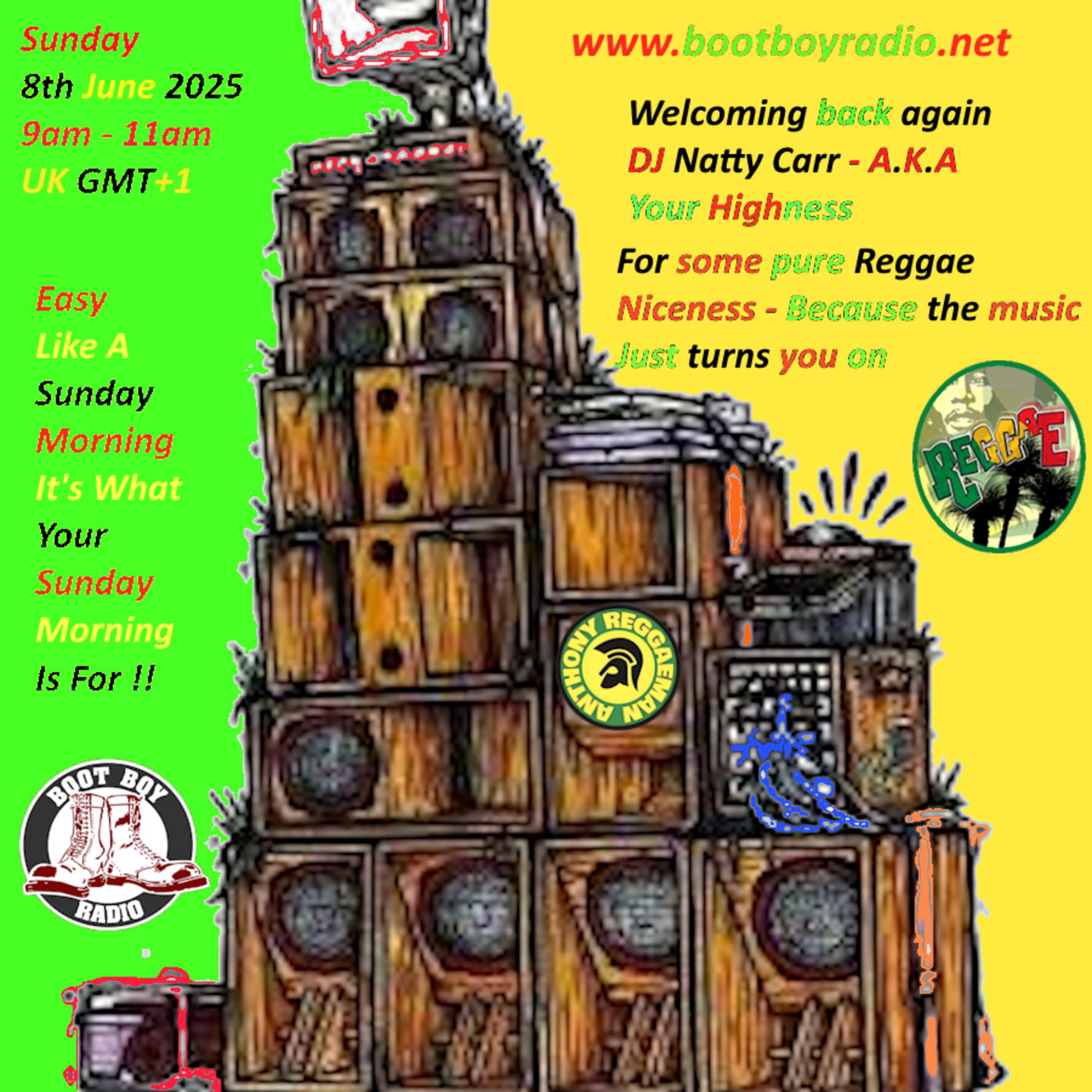Episode 19: Easy Like A Sunday Morning S3 E19 08/06/2025 FEAT- DJ Natty (your Highness) episode artwork