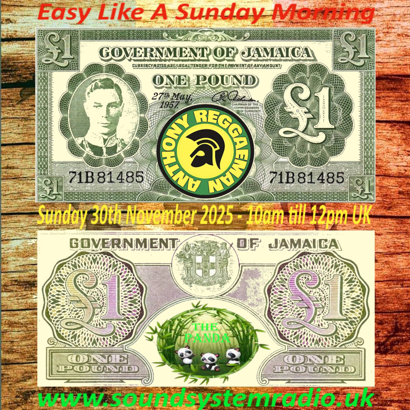 Episode 5: Easy Like A Sunday Morning S4 E5 30/11/2025 Feat: The PANDA with Jimmy Cliff Tribute episode artwork