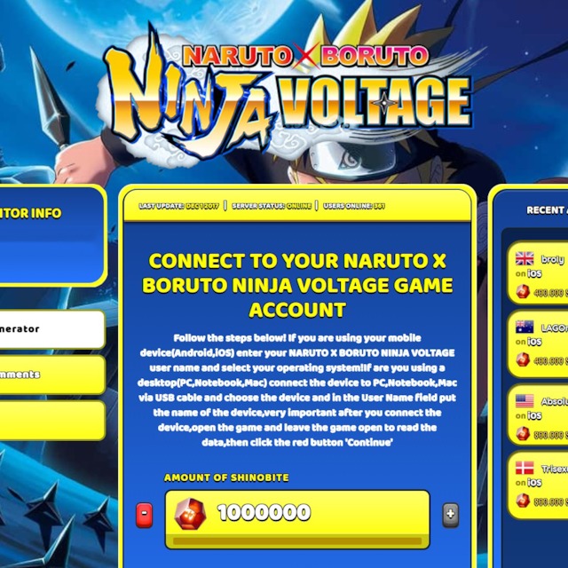 free download naruto x boruto ninja voltage mod apk