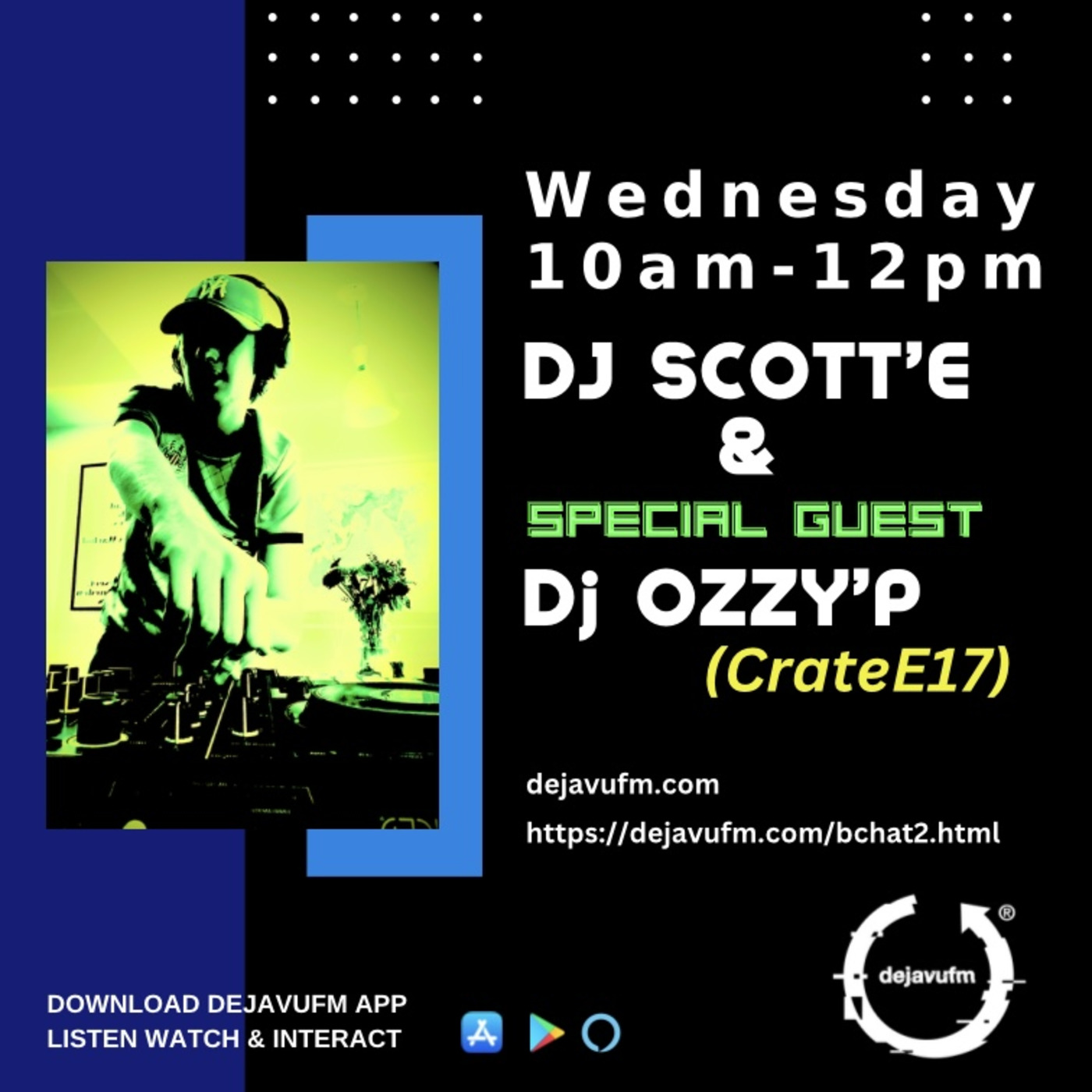 Ozzyp's Mid-Morning House Show dejavufm : 13/09/2023