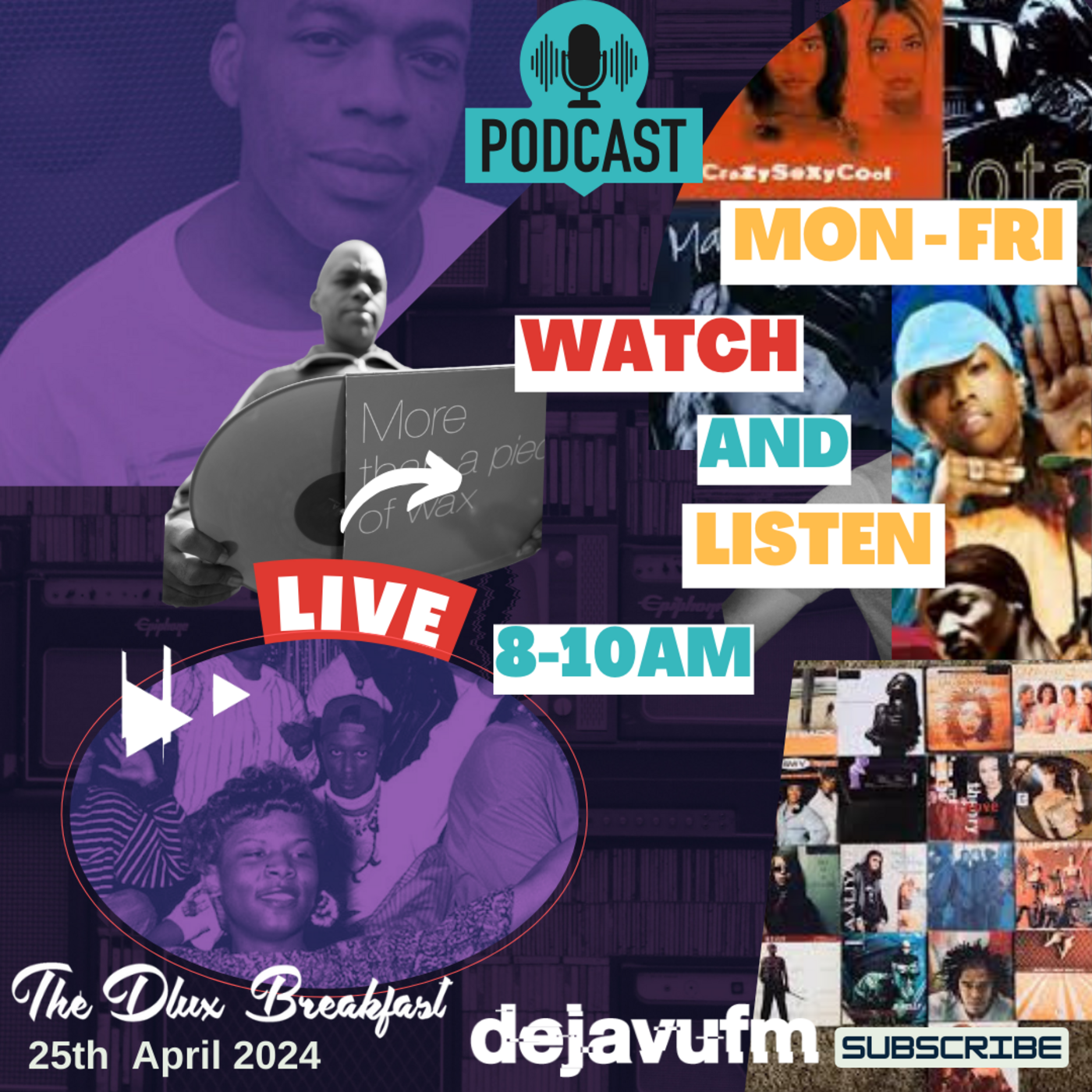 The Dlux Breakfast - Episode 835 16th April  2024 - dejavufm