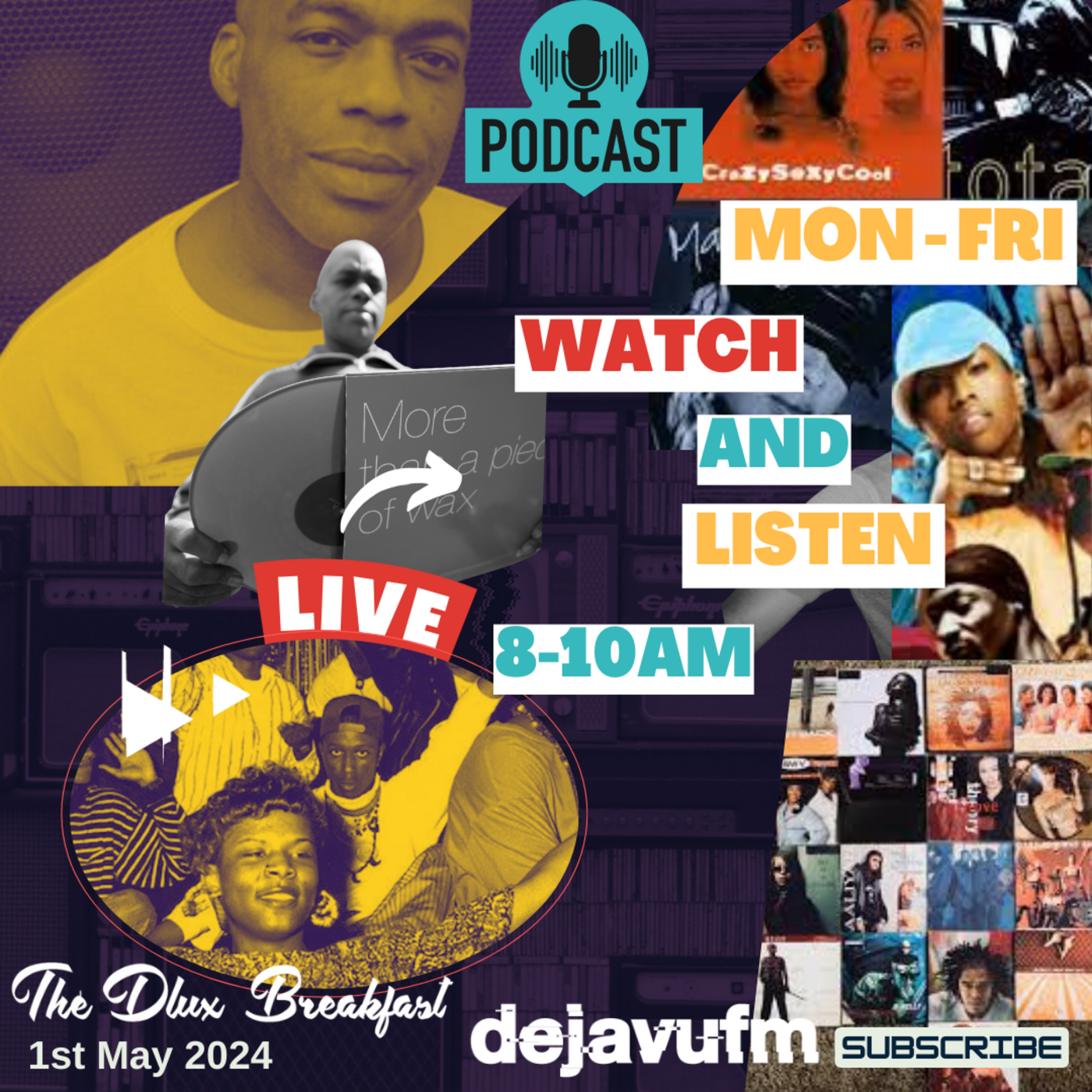 The Dlux Breakfast - Episode 837 -  1st May  2024 - dejavufm
