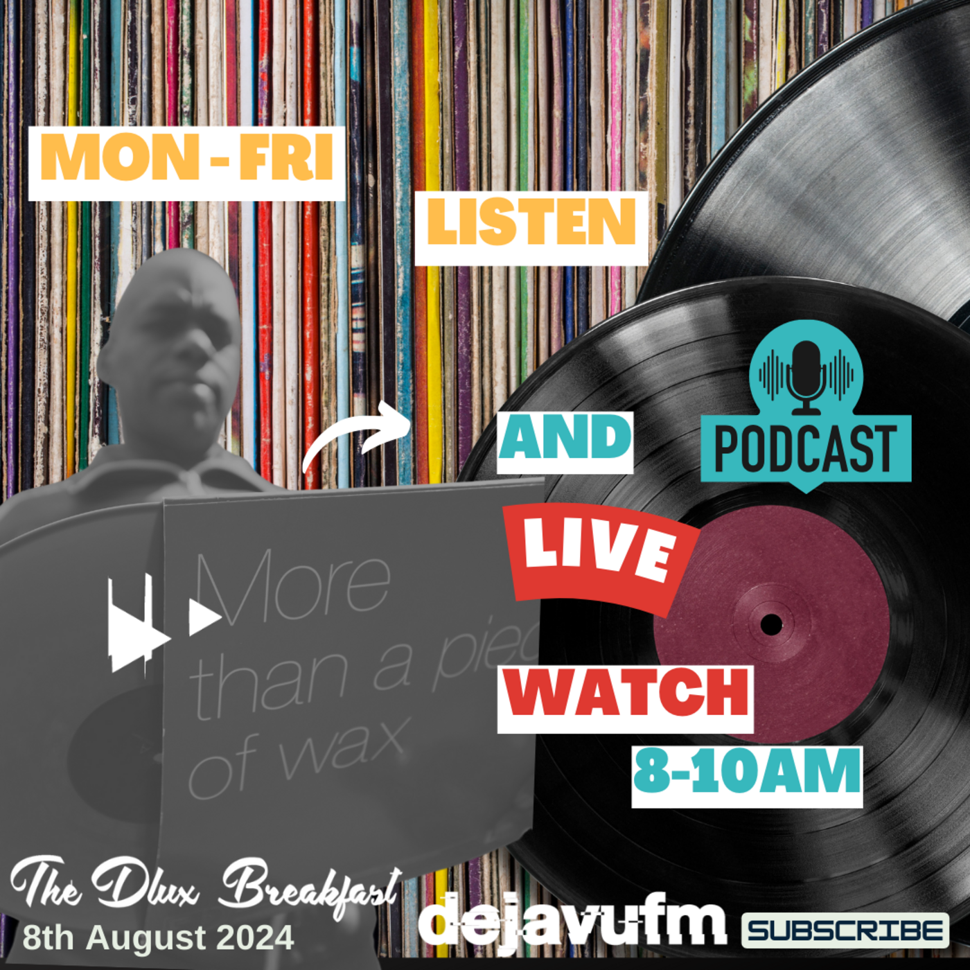 The Dlux Breakfast - Episode 882 9th August  2024 - dejavufm