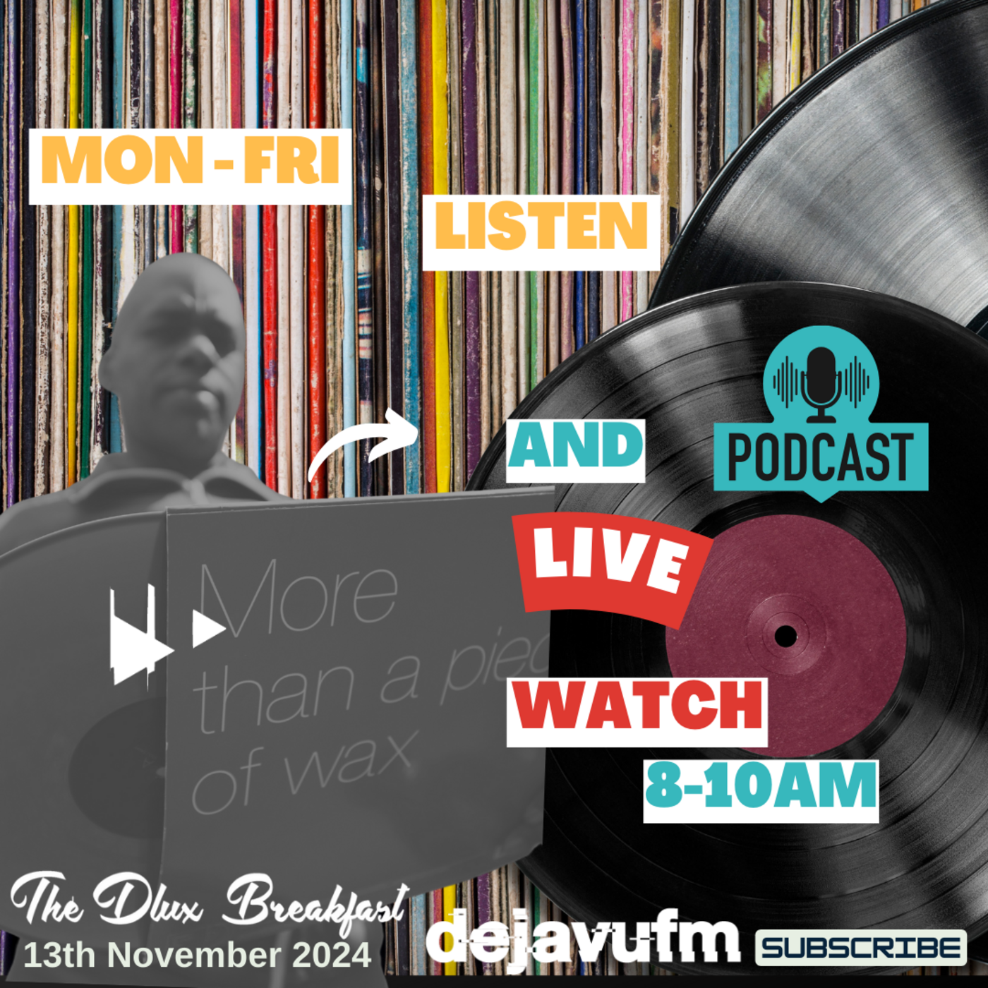 The Dlux Breakfast - 940 13th November  2024 - dejavufm - Soulful house