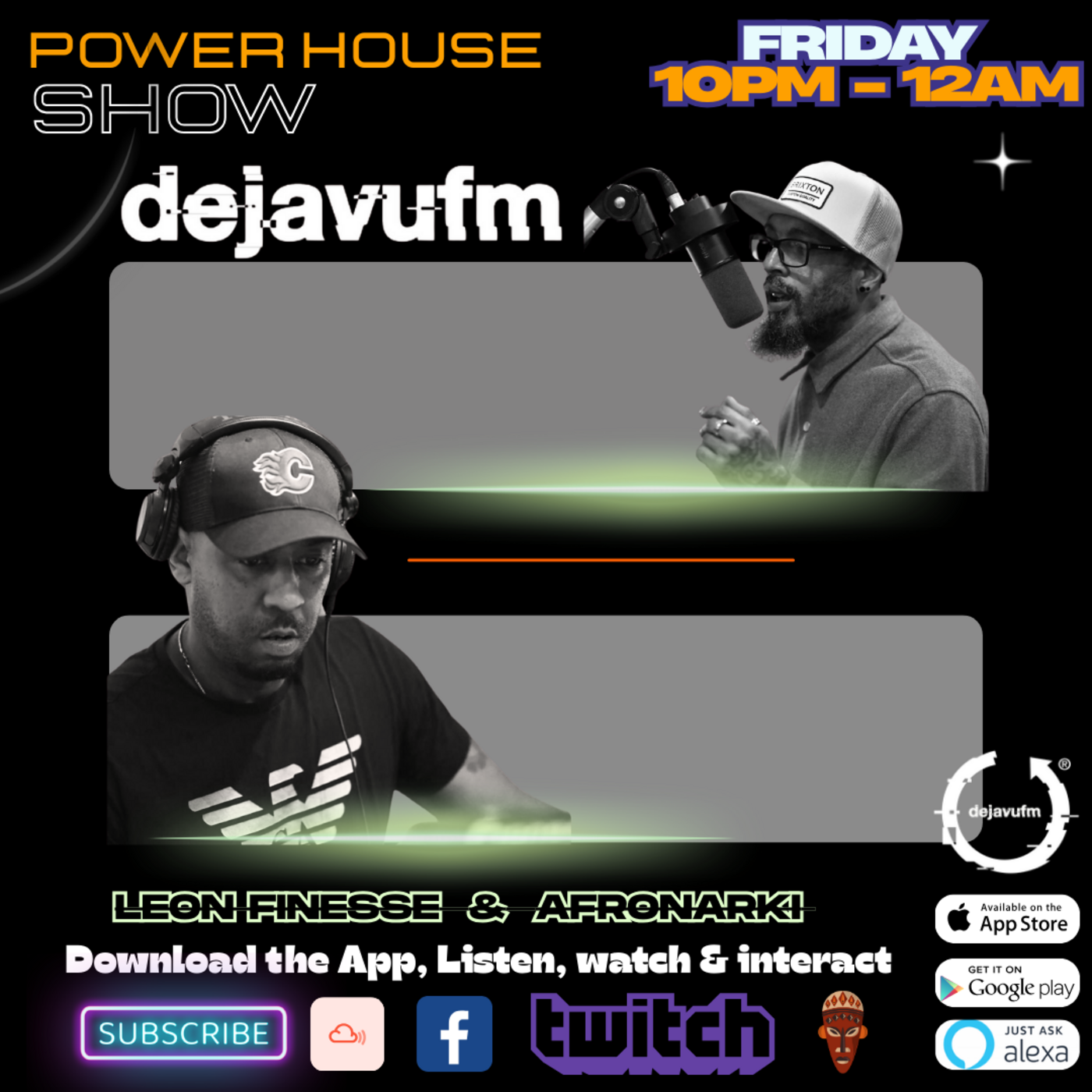 Power House Show Leon Finesse & Afronarki – Episode 54 Friday 18th April 2025 – dejavufm