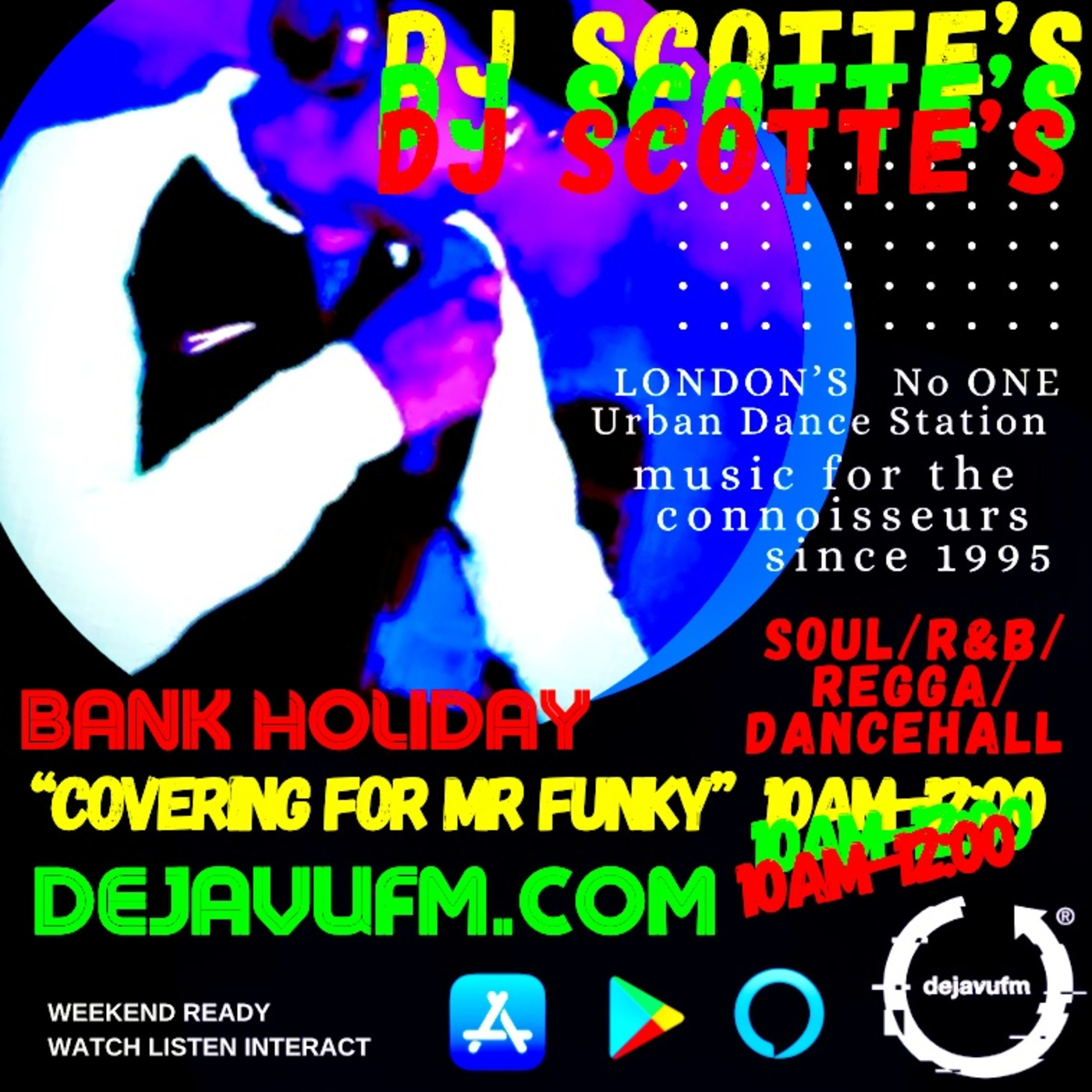Scotte Bank Holiday Monday “COVERING FOR MR FUNKY”: 05/05/2025