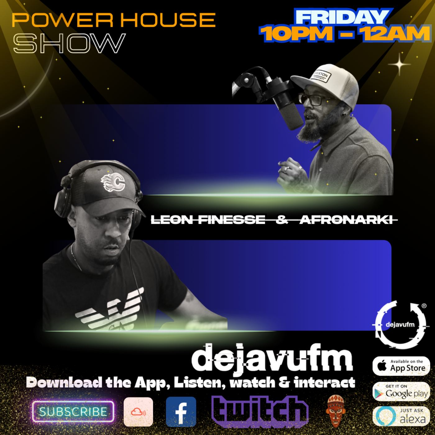 Power House Show Leon Finesse & Afronarki Episode 57 Friday 15th May 2025 – dejavufm