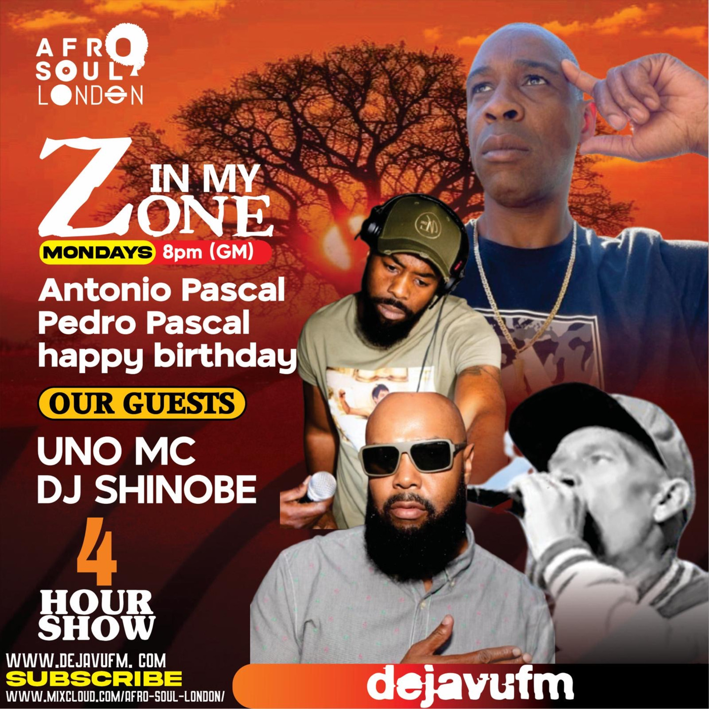 In My Zone - Episode 17 - 21/7/2025 Antonio Pascal & Pedro Pascal On Dejavu FM