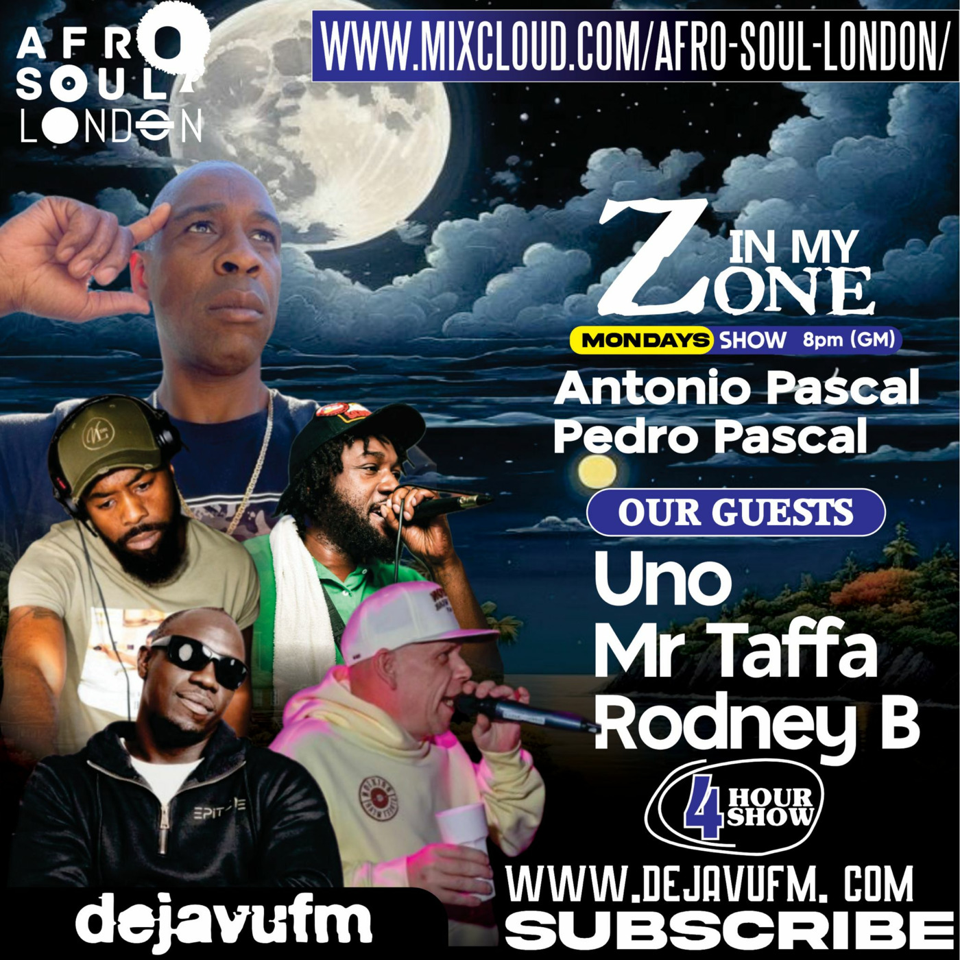 In My Zone - Episode 19 - 18/8/2025 Antonio Pascal & Pedro Pascal On Dejavu FM episode artwork