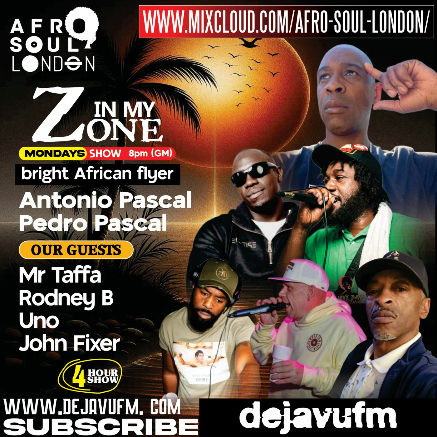 In My Zone - Episode 20 - 1/9/2025 Antonio Pascal & Pedro Pascal On Dejavu FM episode artwork